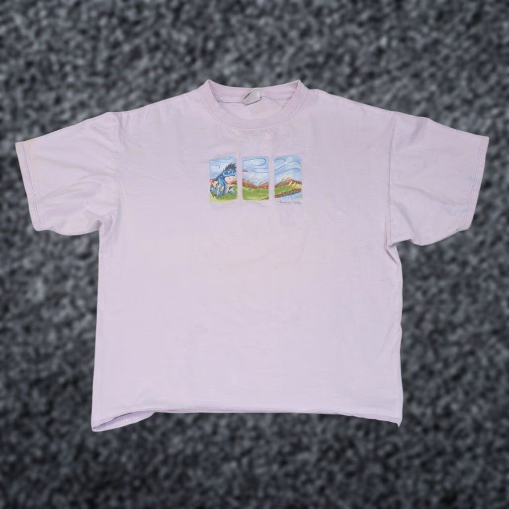 Disney VINTAGE Disney Winnie The Pooh Eeyore T-Shirt Men 2XL Walt Disney Cartoon USA Shirt 2XL Purple Size US XXL / EU 58 / 5 - 1 Thumbnail