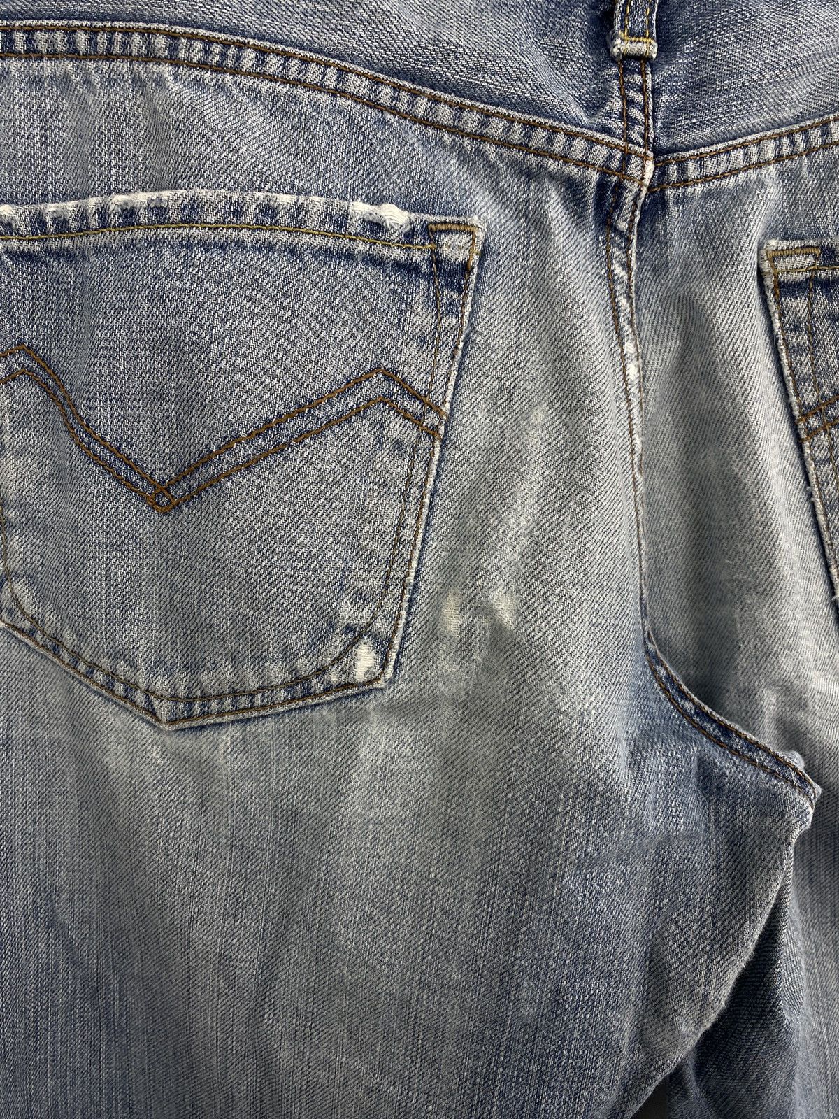 Energie 🇯🇵 Vintage 90s Energie Distressed Japanese Style Y2K Jeans Size US 32 / EU 48 - 15 Thumbnail