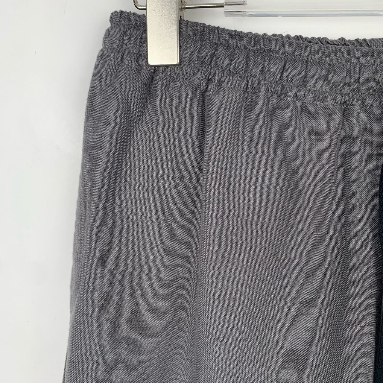 Gucci Gucci Mens Gray Linen Pants With Elastic Waistband & Drawstr Size US 32 / EU 48 - 3 Thumbnail