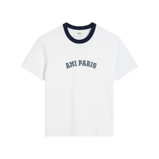 AMI AMI Men T-Shirts UTS047 724 100 WHITE Size US XL / EU 56 / 4 - 1 Thumbnail