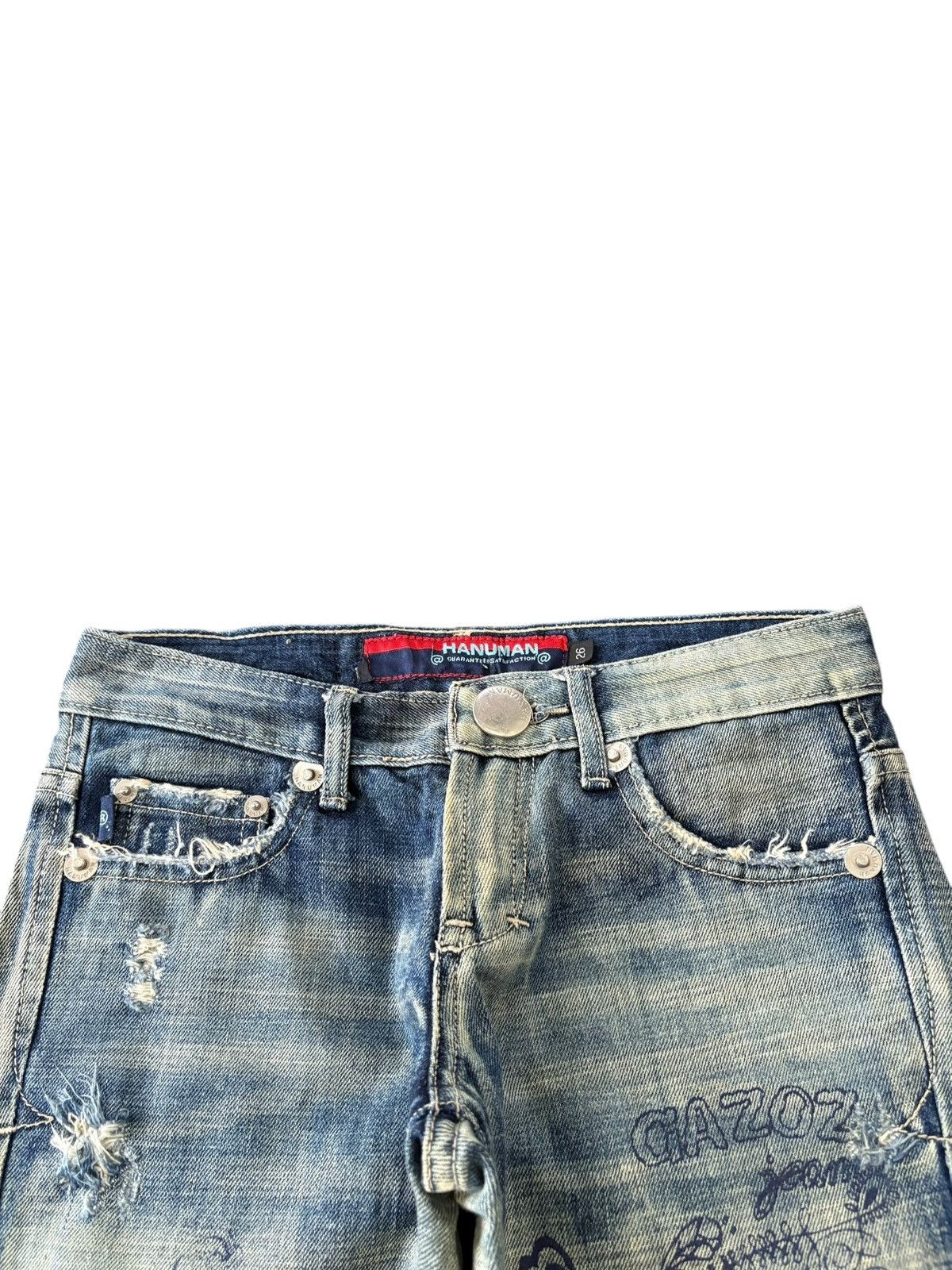 Japanese Brand Vintage Japanese Brand Rusty Mud Wash Distress Bootcut Jeans Size 27" / US 4 / IT 40 - 4 Thumbnail