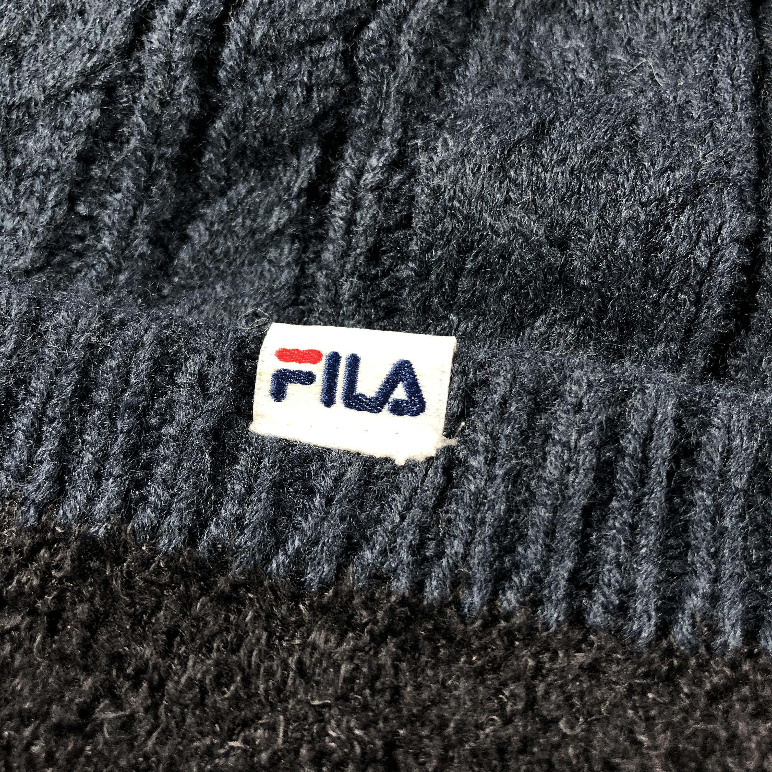 Fila × Vintage Fila Beanie Snow Hat Snow Cap -D732 Size ONE SIZE - 4 Thumbnail