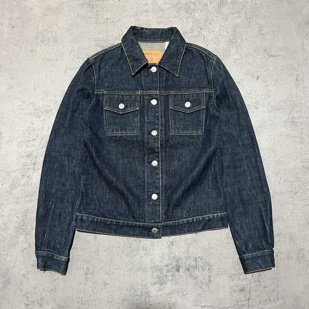Helmut Lang Helmut Lang 1998 Slim 2 Pocket Vintage Denim Jacket Size XS / US 0-2 / IT 36-38 - 2 Thumbnail