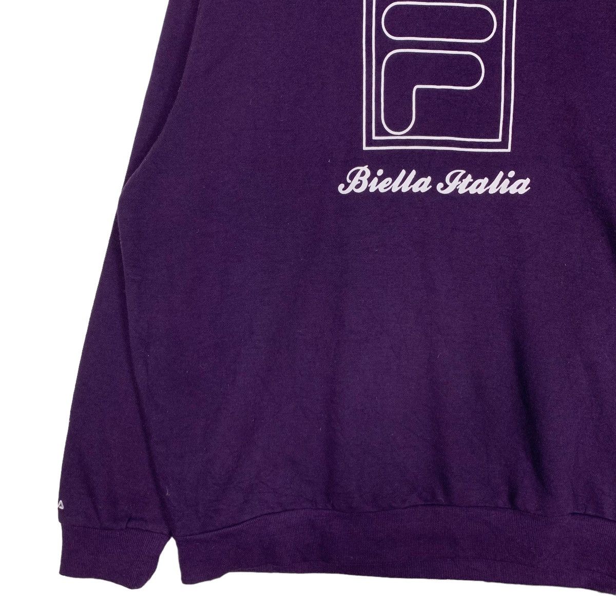Fila FILA Big Logo Purple Crewneck Sweatshirts #0818-C37 Size US XXL / EU 58 / 5 - 3 Thumbnail