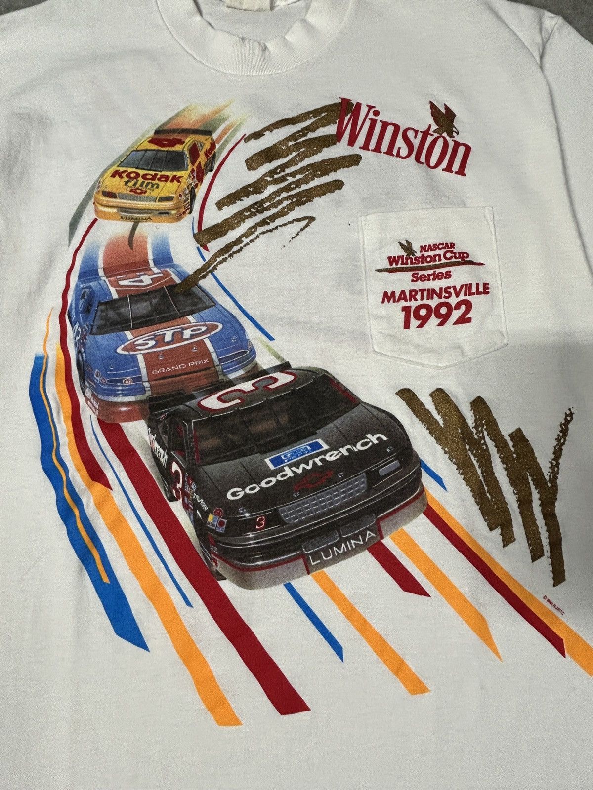 NASCAR Vintage 90s Winston Cup Graphic Tee Size US L / EU 52-54 / 3 - 2 Thumbnail