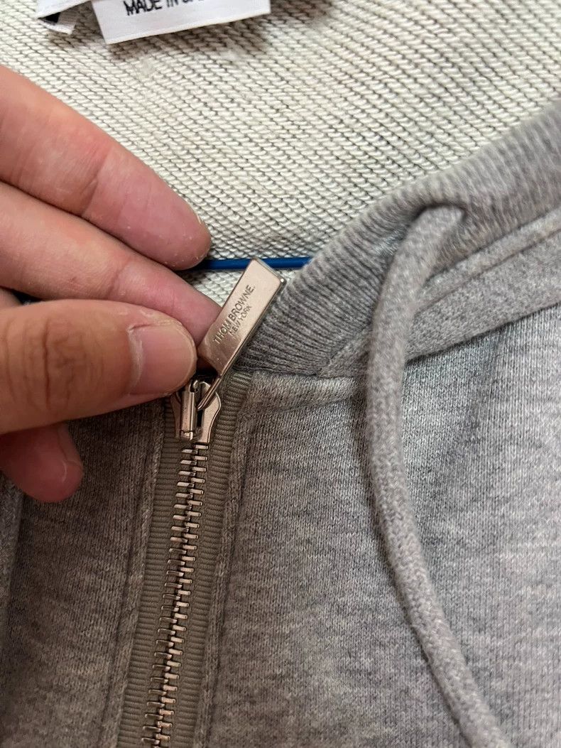 Thom Browne Thom Browne Classic grey hoodie Size US L / EU 52-54 / 3 - 3 Thumbnail