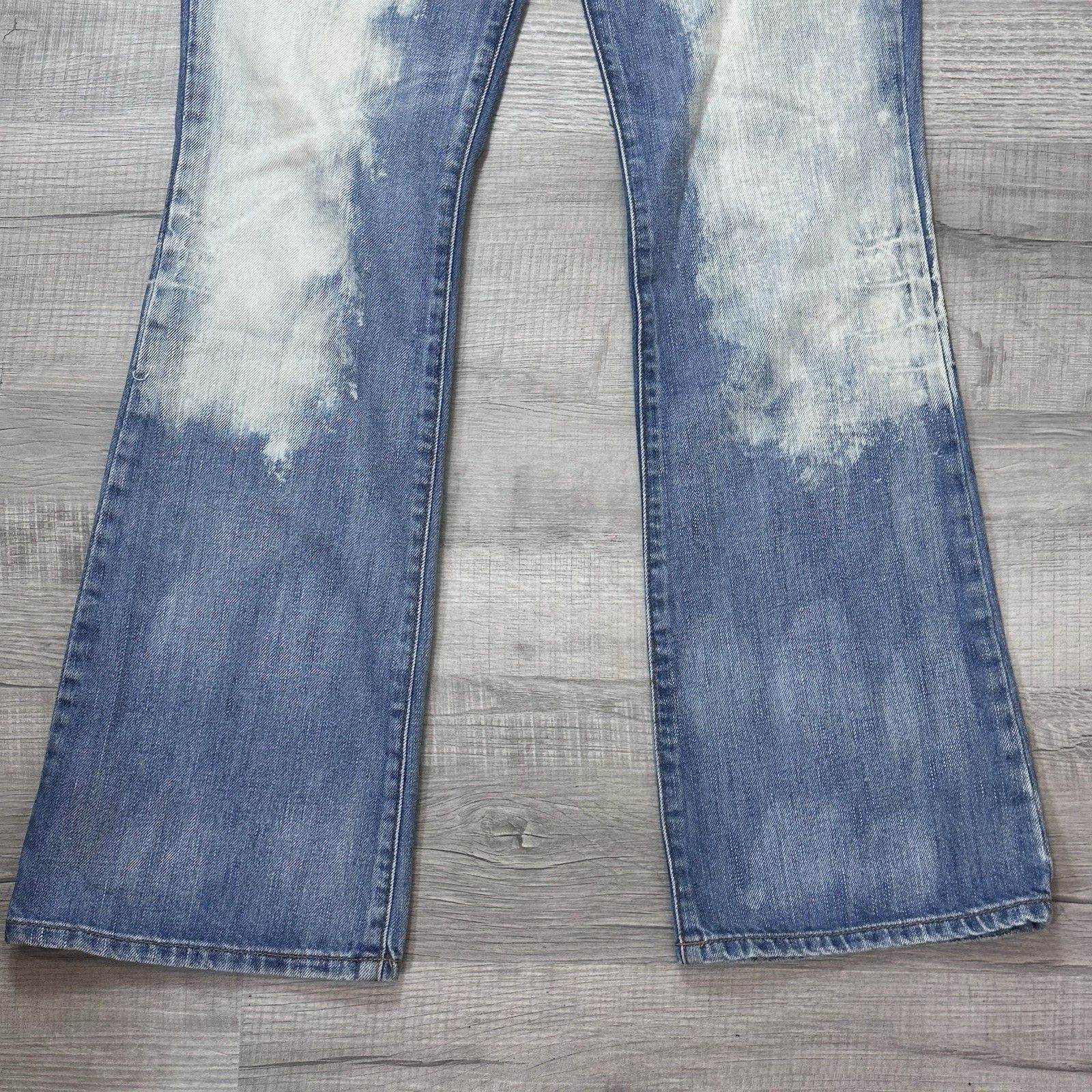 Billabong Y2K Boho Billabong Low Jeans Vintage 90's Flared Sz 7 30x32 Size 30" / US 8 / IT 44 - 2 Thumbnail