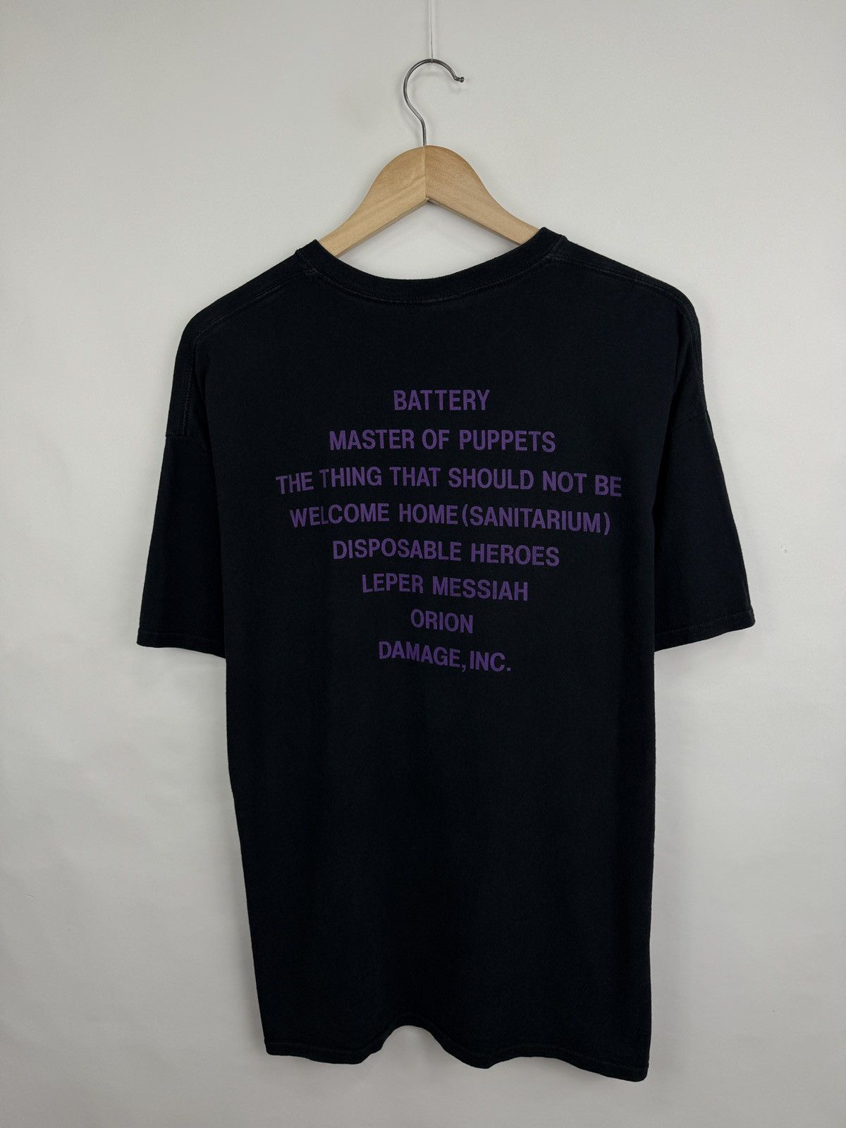Band Tees × Metallica × Vintage 💀 Vintage Metallica Master Of Puppets Rock Band t-shirt 2007 Size US XL / EU 56 / 4 - 8 Thumbnail