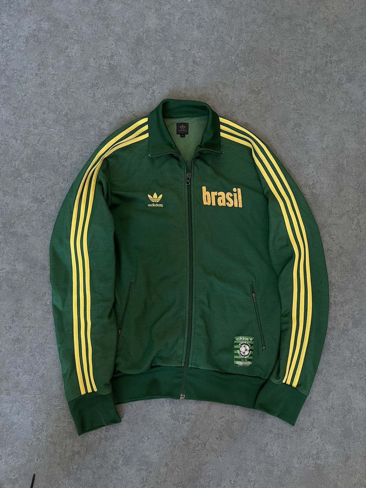 Adidas Soccer Jersey Vintage Vintage Adidas Brazil Big Logo 70s Rare Track Jacket Grailed