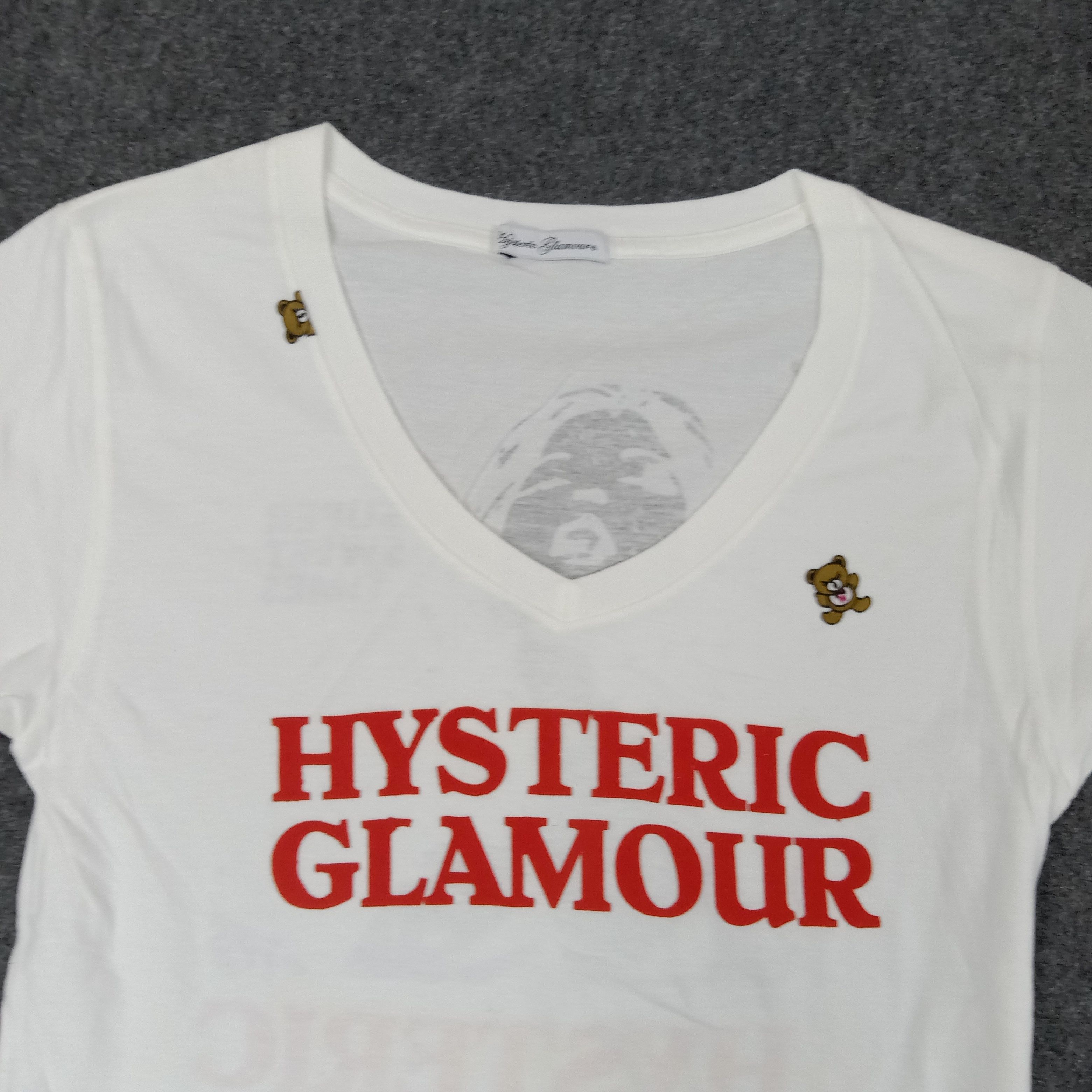 Hysteric Glamour × Japanese Brand × Vintage Hysteric Glamour Japanese Brand Custom Art Tshirt C219N49 Size S / US 4 / IT 40 - 4 Thumbnail