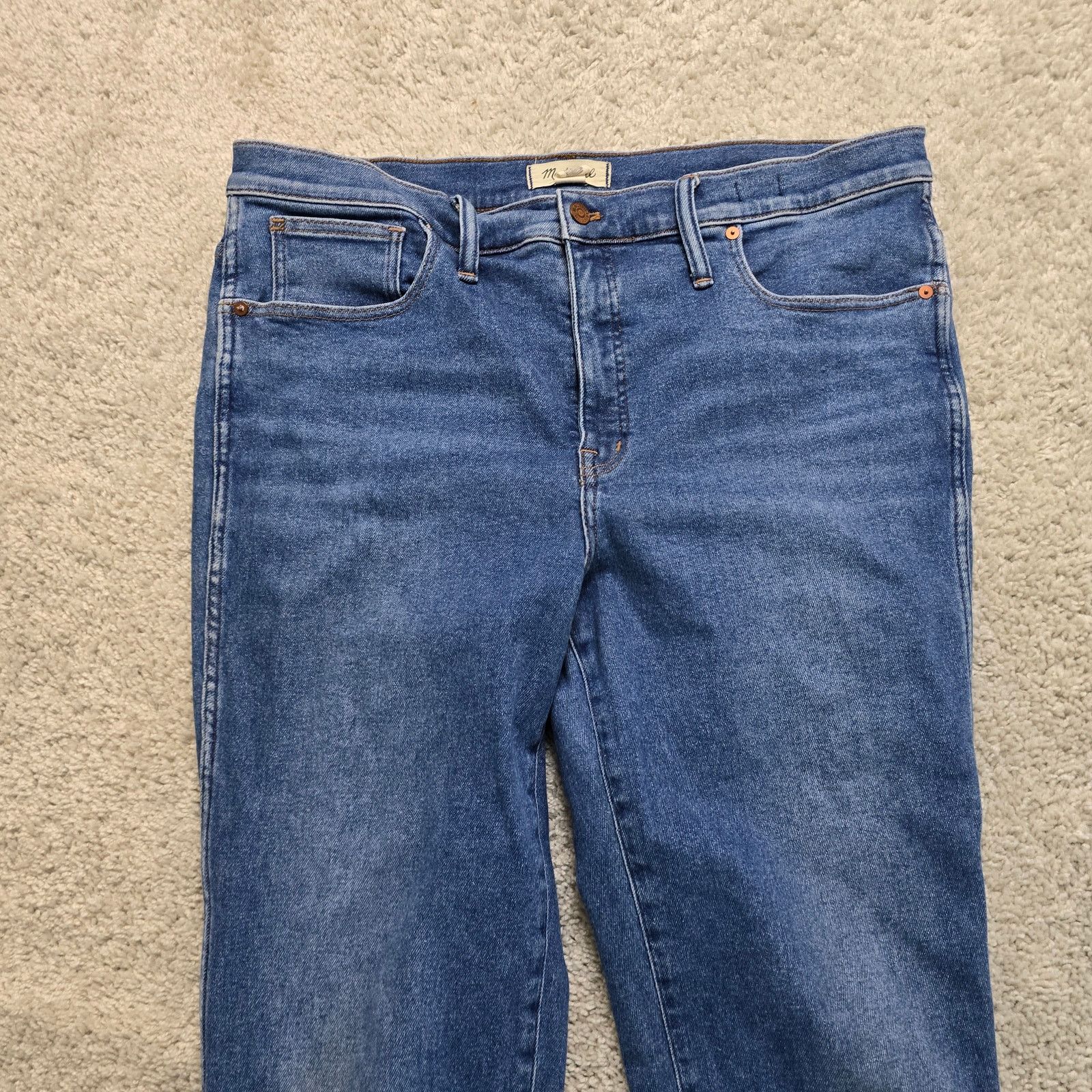 Madewell Madewell Stovepipe Womens 33T Tall 30 Length Blue Jeans Size 33" - 5 Thumbnail