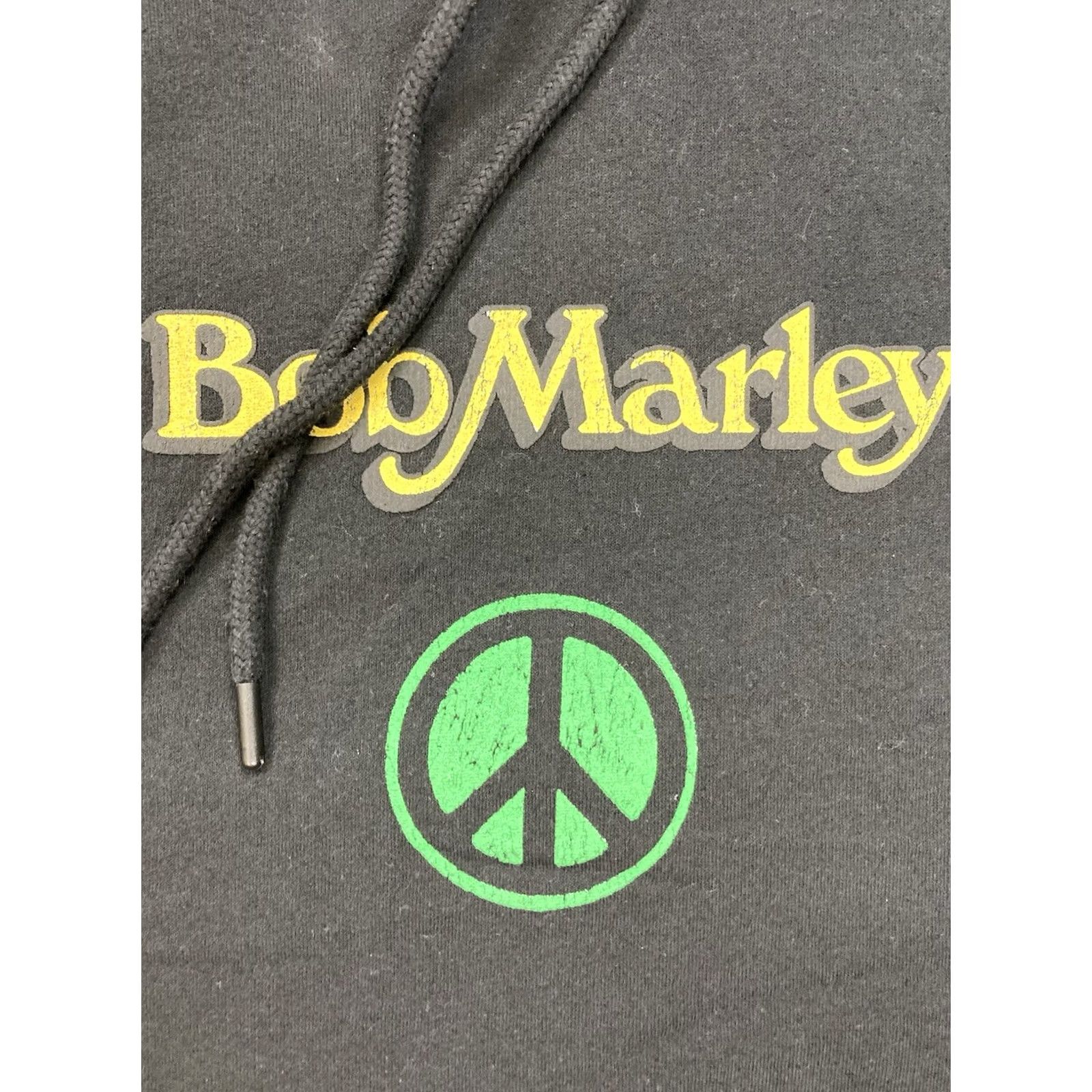 Vintage VINTAGE Pull&Bear Boy Marley Peace Soccer Graphic Pullover Hoodie Women Medium Black Size M / US 6-8 / IT 42-44 - 4 Thumbnail