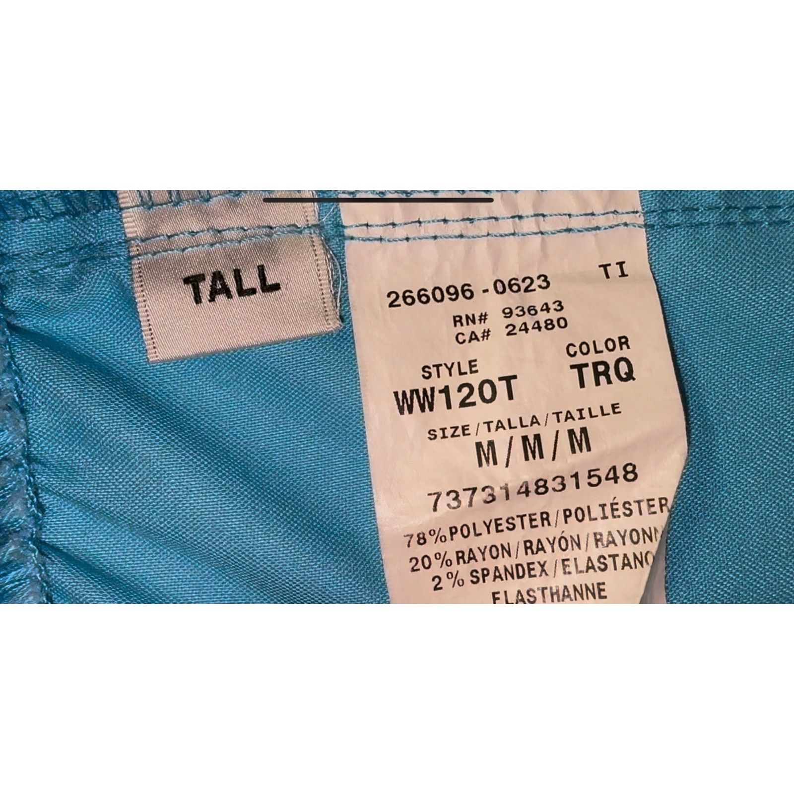 Cherokee Cherokee Revolution scrub pant (Size: medium tall) Size 33" - 3 Thumbnail
