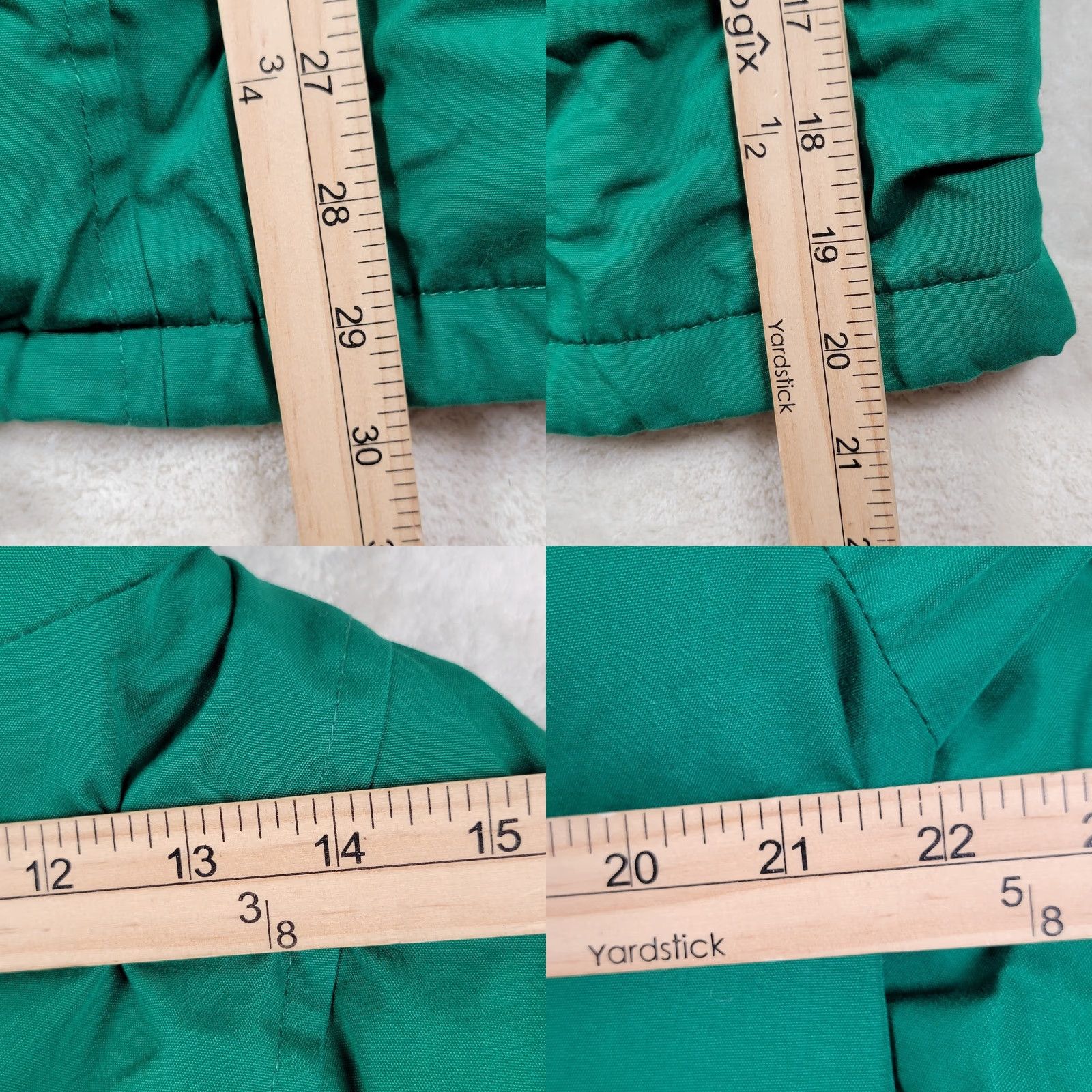 London Fog VINTAGE Towne London Fog Jacket Women Reg XS Green Purple 14 Winter Coat Size XS / US 0-2 / IT 36-38 - 8 Thumbnail