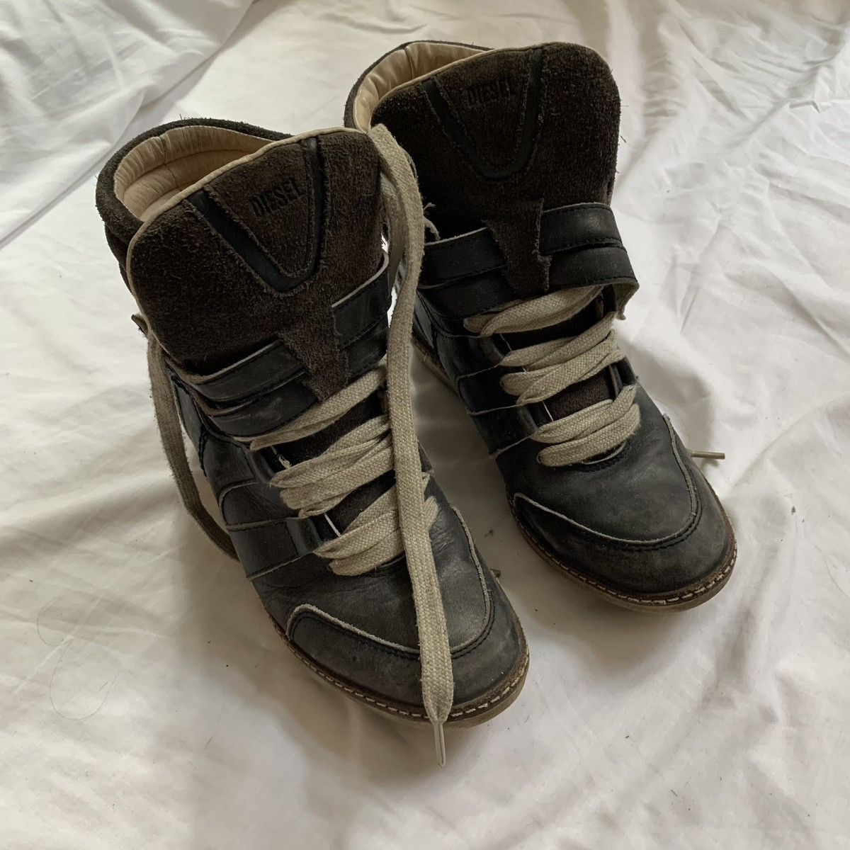 Diesel Rare Diesel Avant Garde Wedge Sneakers / Boots Size US 7 / IT 37 - 2 Thumbnail