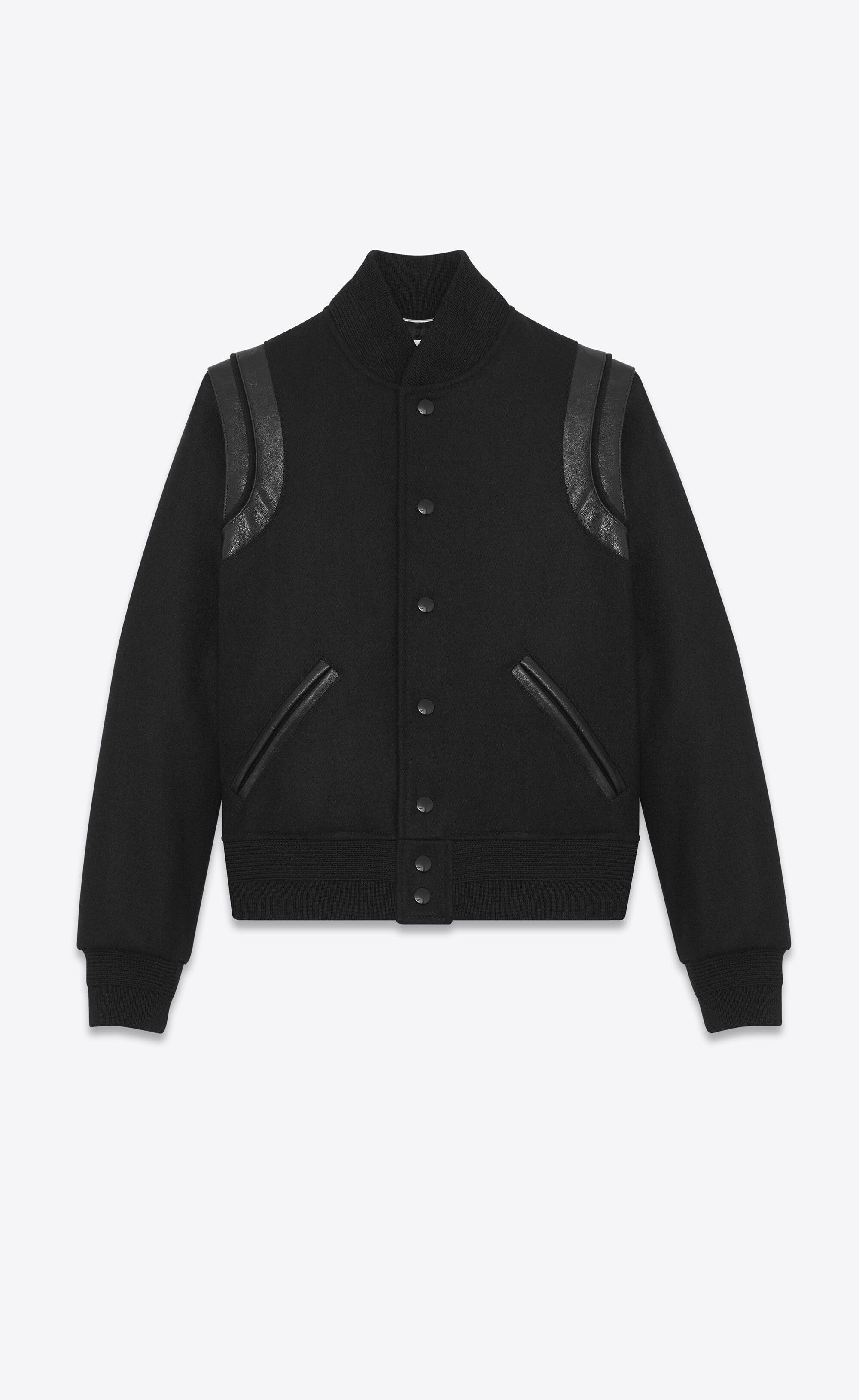 o1s1wg110925 354718 Teddy in Wool Jacket in Black
