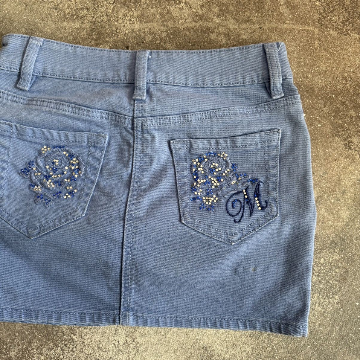 Hysteric Glamour × Morgan De Toi × Vintage Morgan de Toi Vintage 2000’s Aesthetic Y2K Mini Skirt Size 26" / US 2 / IT 38 - 4 Thumbnail