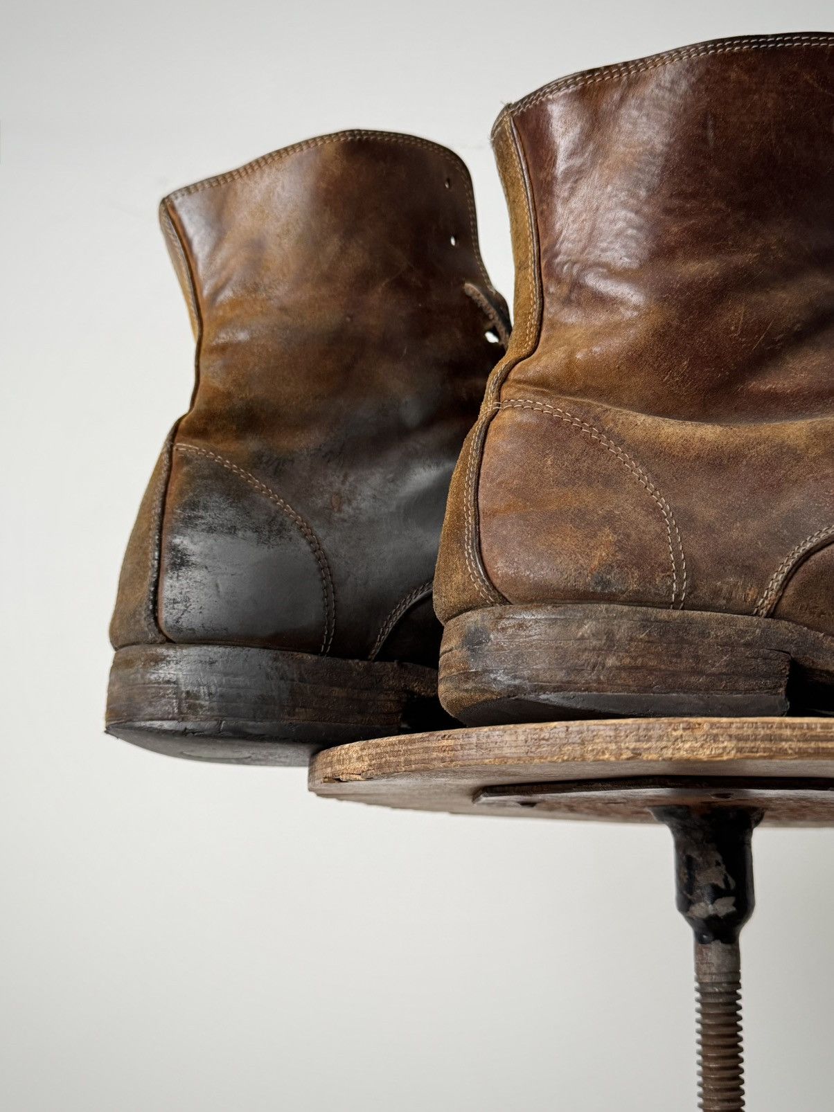 Guidi Guidi '795' Horse Ankle Brown Leather Boots Size US 9 / EU 42 - 5 Thumbnail
