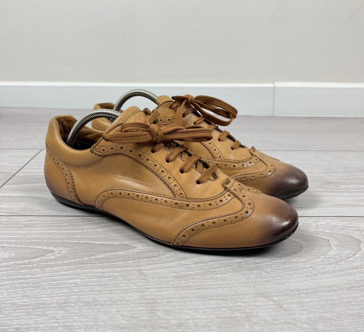 Louis Vuitton Louis Vuitton Baskets Camel Leather Brogues Shoes 9 us Size US 9 / EU 42 - 2 Thumbnail