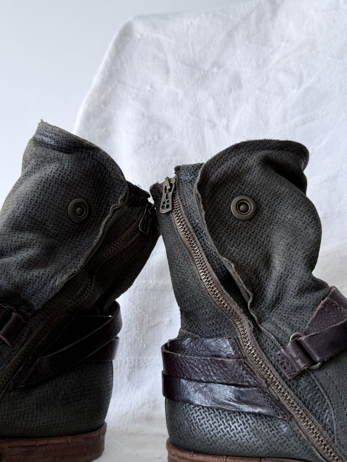 A.S.98 Avant Garde A.S. 98 14th Addiction Style Leather Boots Size US 8 / EU 41 - 8 Thumbnail