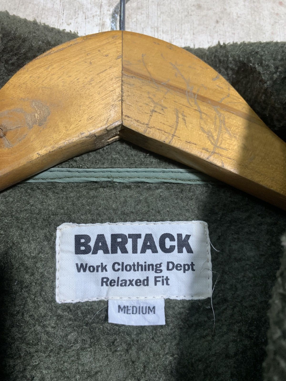 Japanese Brand × Pure Blue Japan 🔥BARTACKS SPLIT FLEECE/NYLON WORKERS JACKET Size US M / EU 48-50 / 2 - 8 Thumbnail