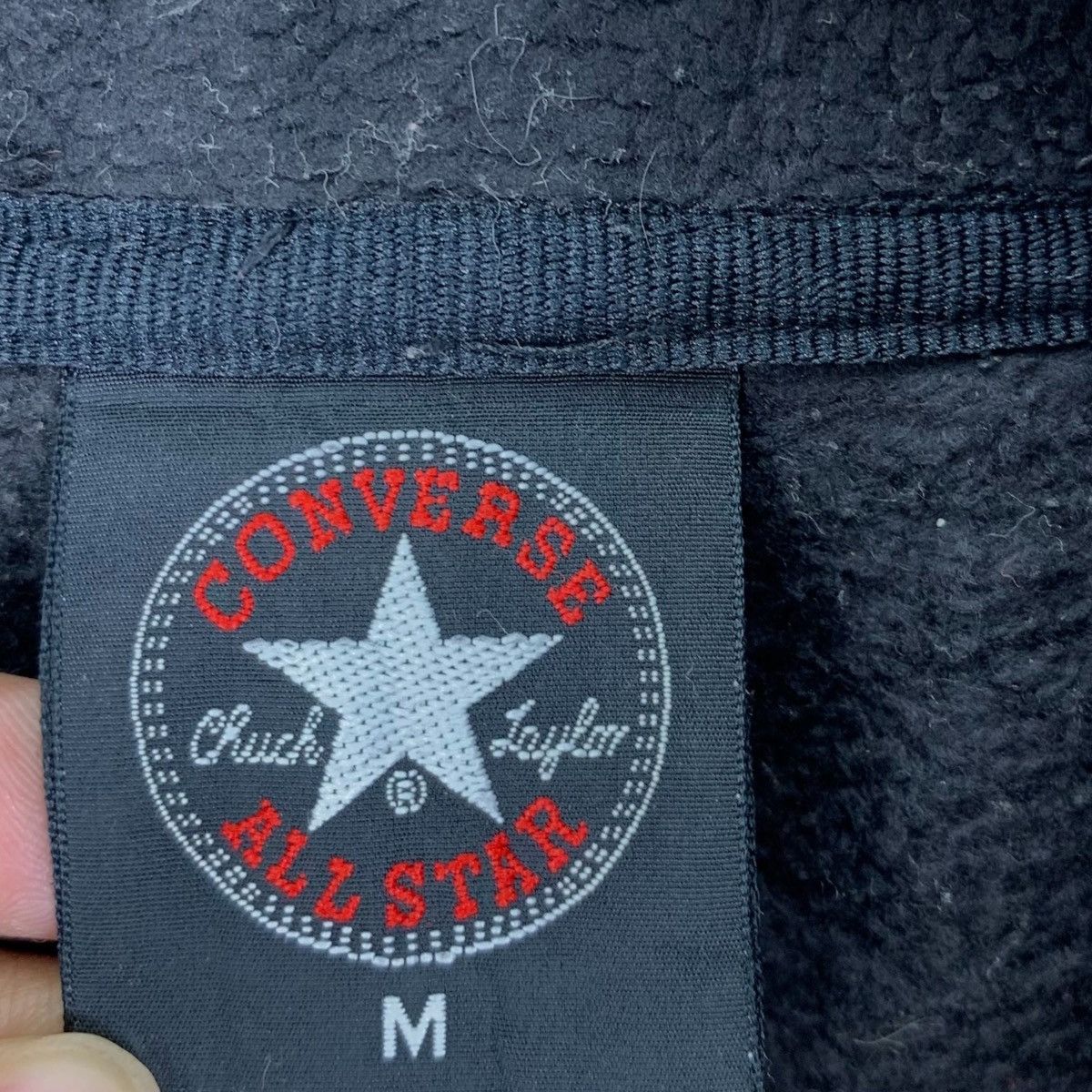 Converse × Vintage Vintage CONVERSE All Star Fleece Half Zipper Sweatshirt Size US XL / EU 56 / 4 - 8 Thumbnail