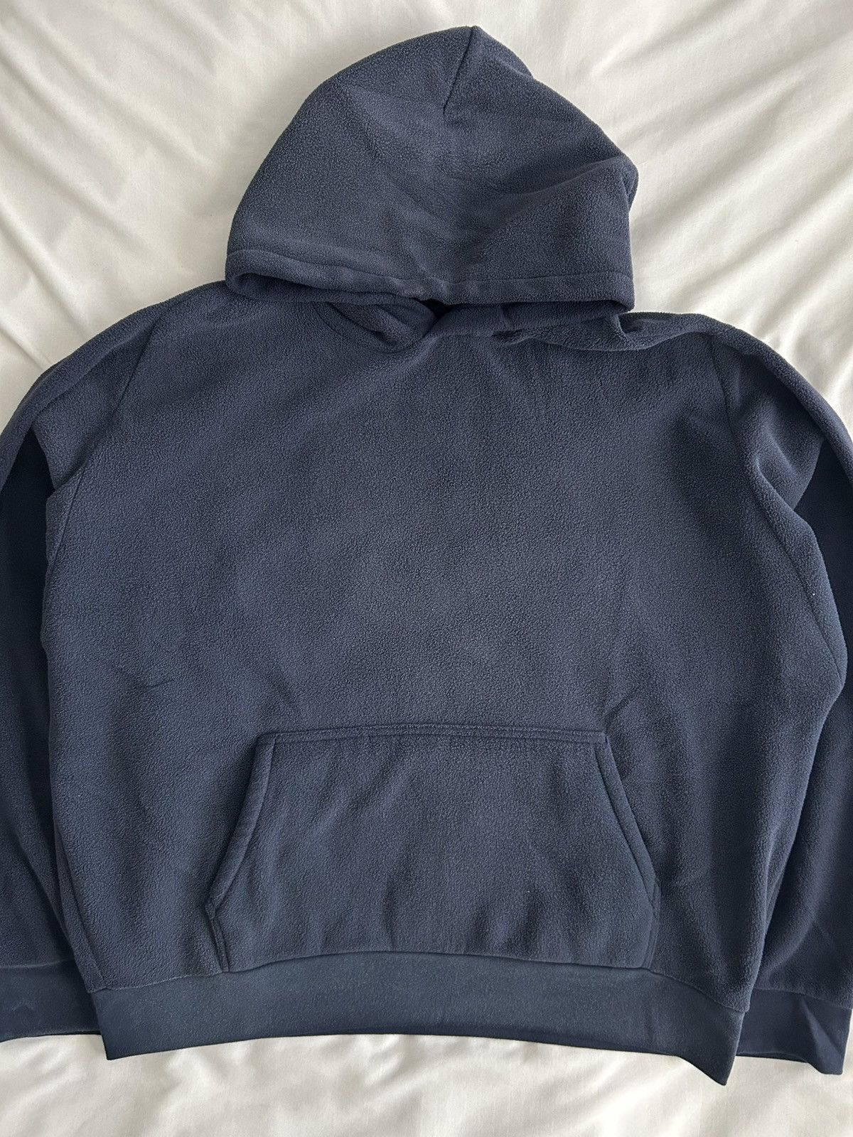 Balenciaga × Gap × Yeezy Yeezy Gap Polar Fleece Hoodie Sweatshirt Navy Size US XXL / EU 58 / 5 - 2 Thumbnail