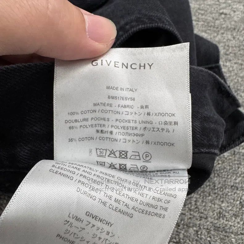 Givenchy Givenchy Zipper Denim Pants Size US 30 / EU 46 - 4 Thumbnail