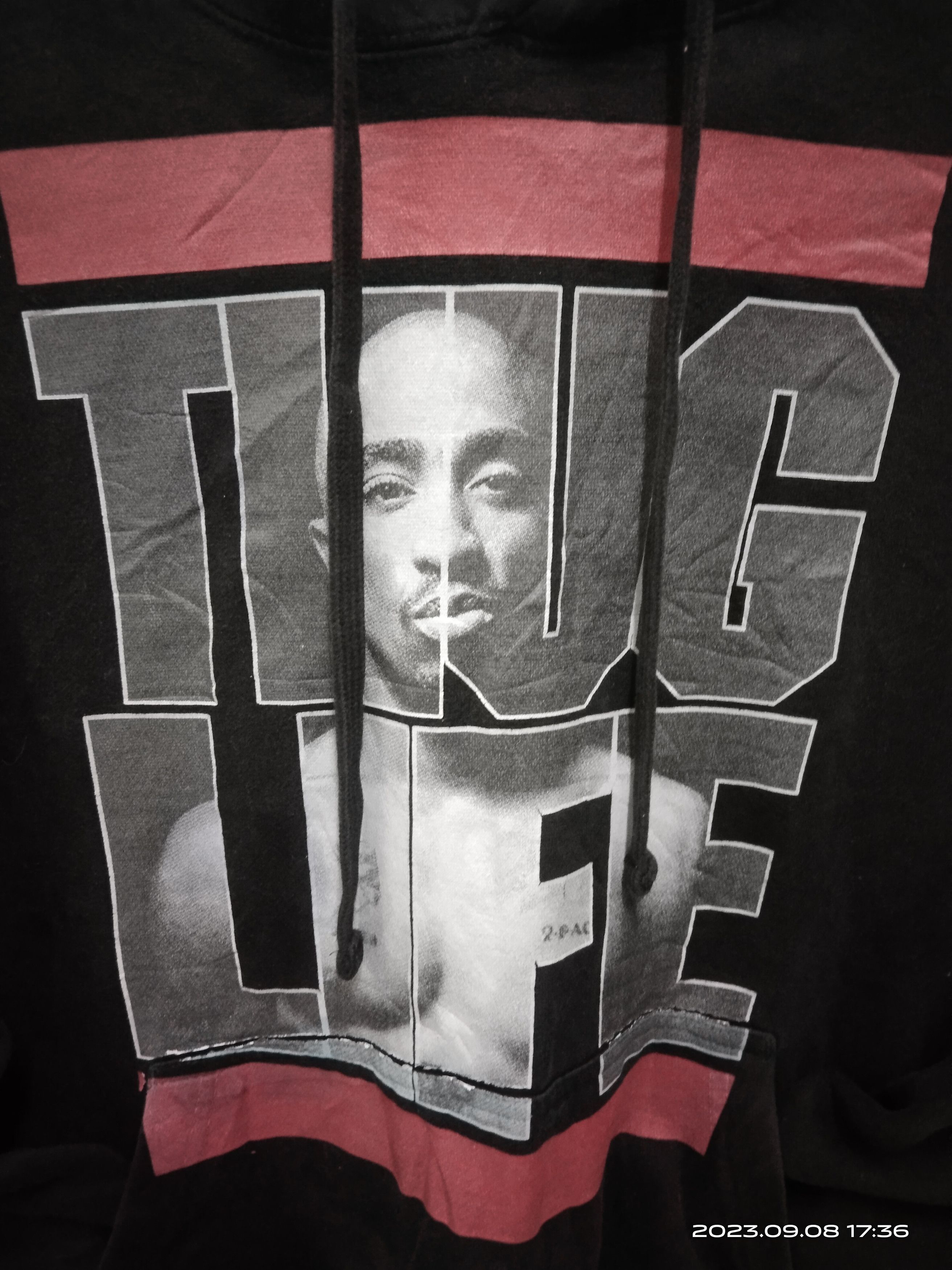 Rap Tees RAP TEES TUPAC LIFE HOODIE Size US M / EU 48-50 / 2 - 3 Thumbnail