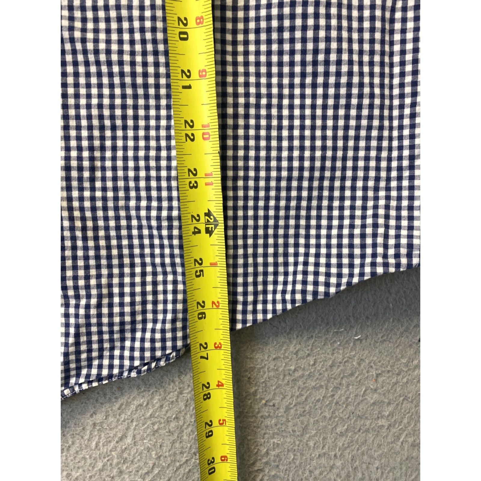 Vintage J.Crew Shirt L Blue Check Button-Down Men’s/98-2 Cotton Blend Knit Casual Button-Up Shirt Mens Regular Fit Size US L / EU 52-54 / 3 - 6 Thumbnail