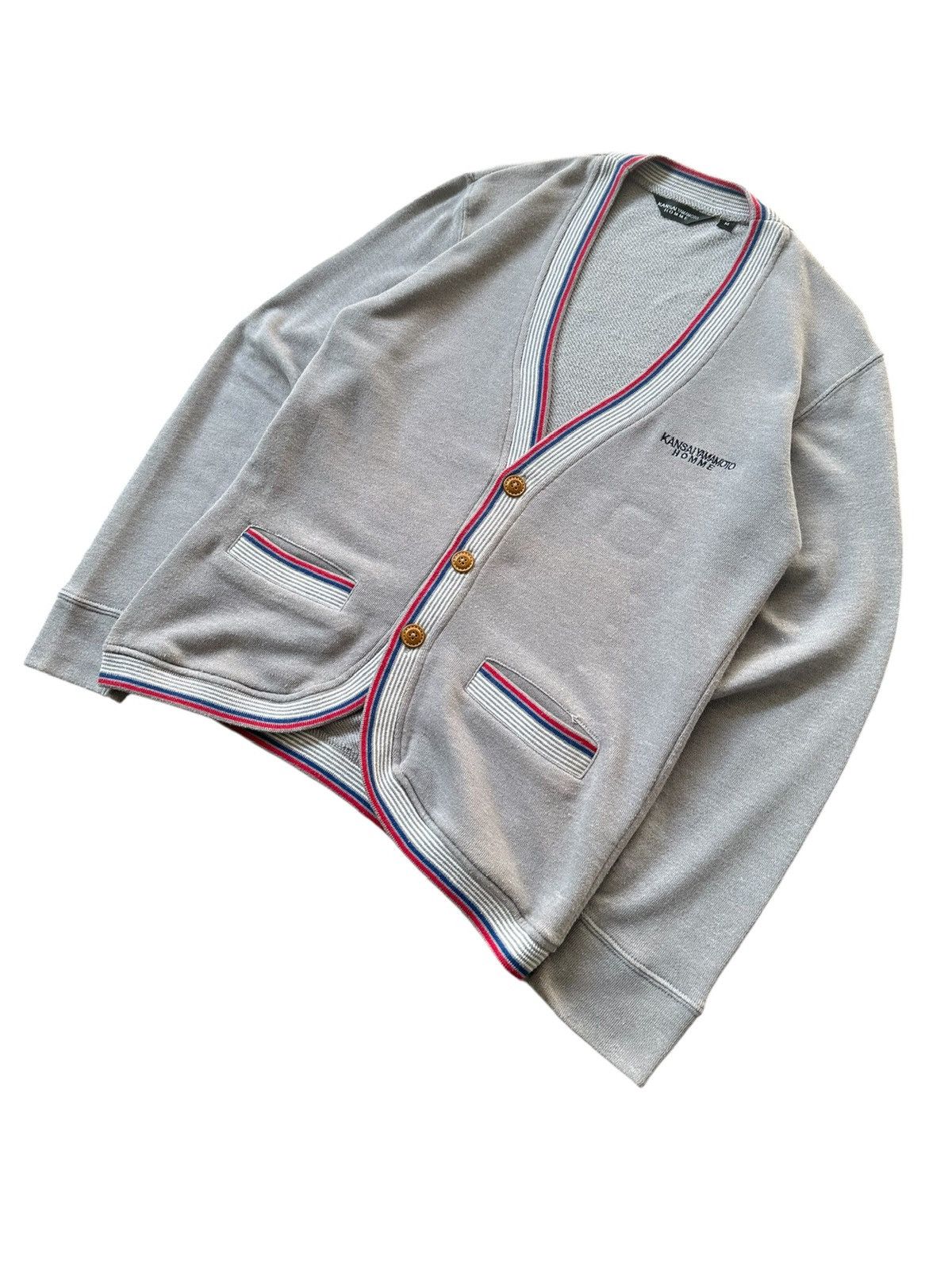 Kansai Yamamoto 2000's - Kansai Yamamoto homme cardigan Size US M / EU 48-50 / 2 - 2 Thumbnail