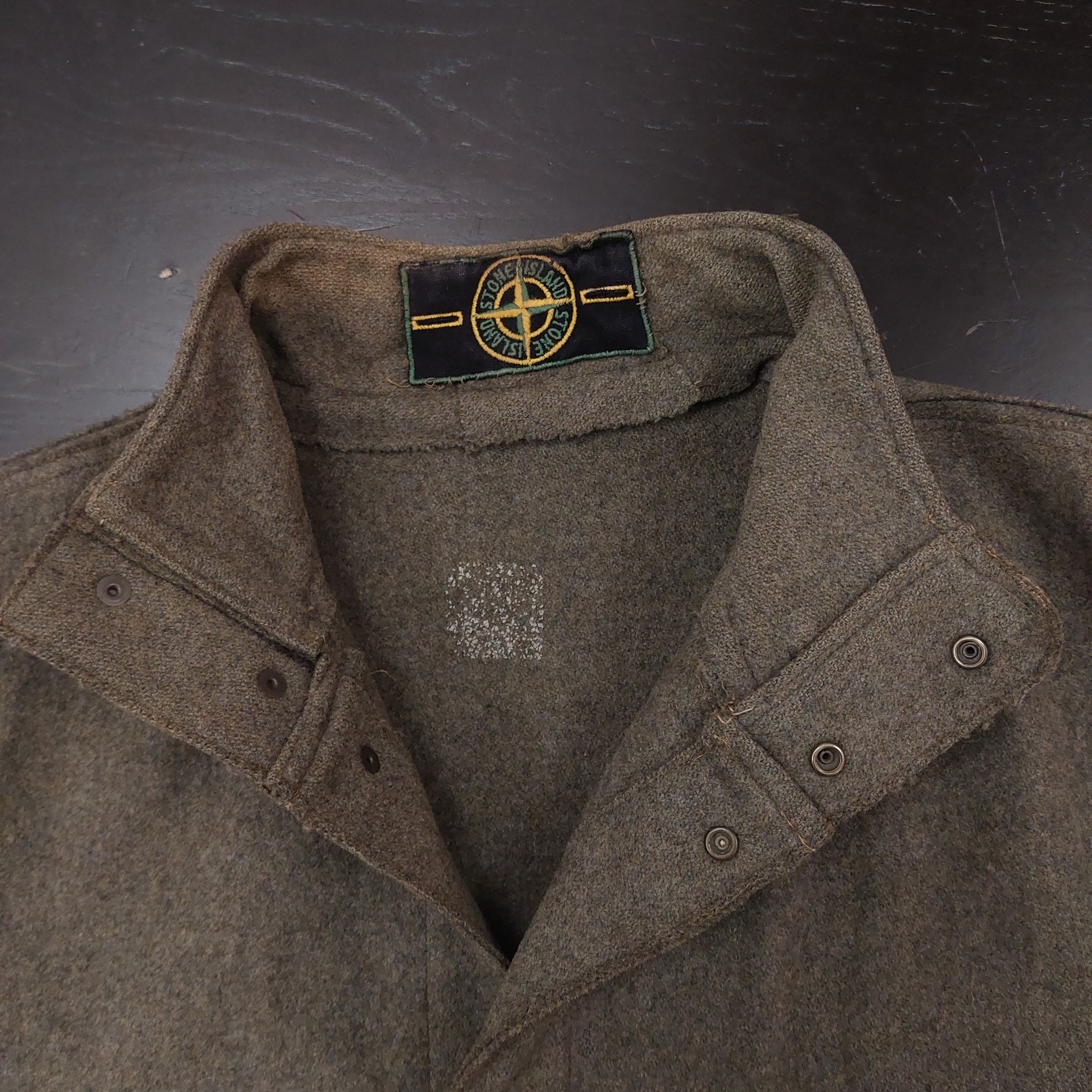 Stone Island Stone Island vintage green wool jacket green badge XL Size US XL / EU 56 / 4 - 12 Thumbnail
