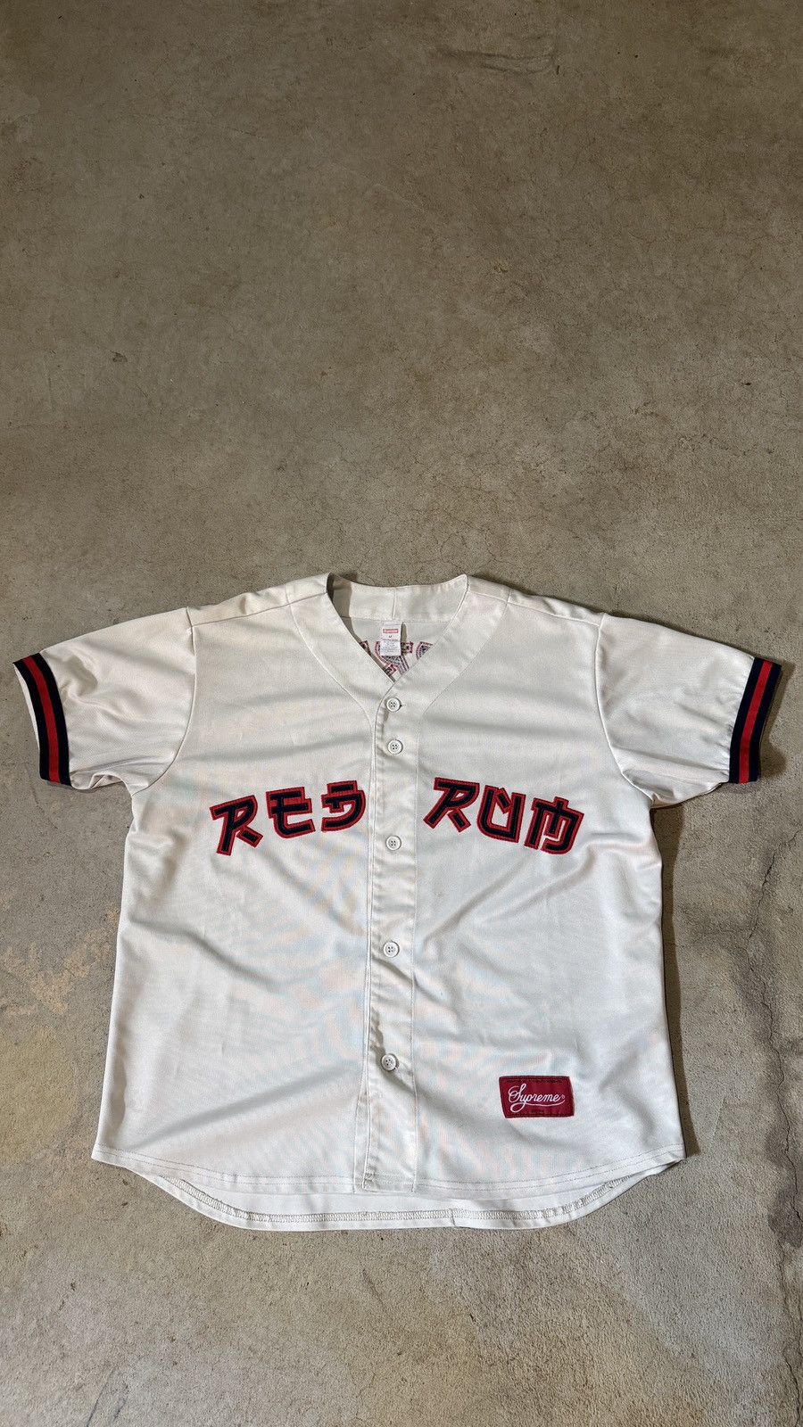 Supreme Supreme SS19 Red Rum Baseball Jersey Size US M / EU 48-50 / 2 - 1 Thumbnail