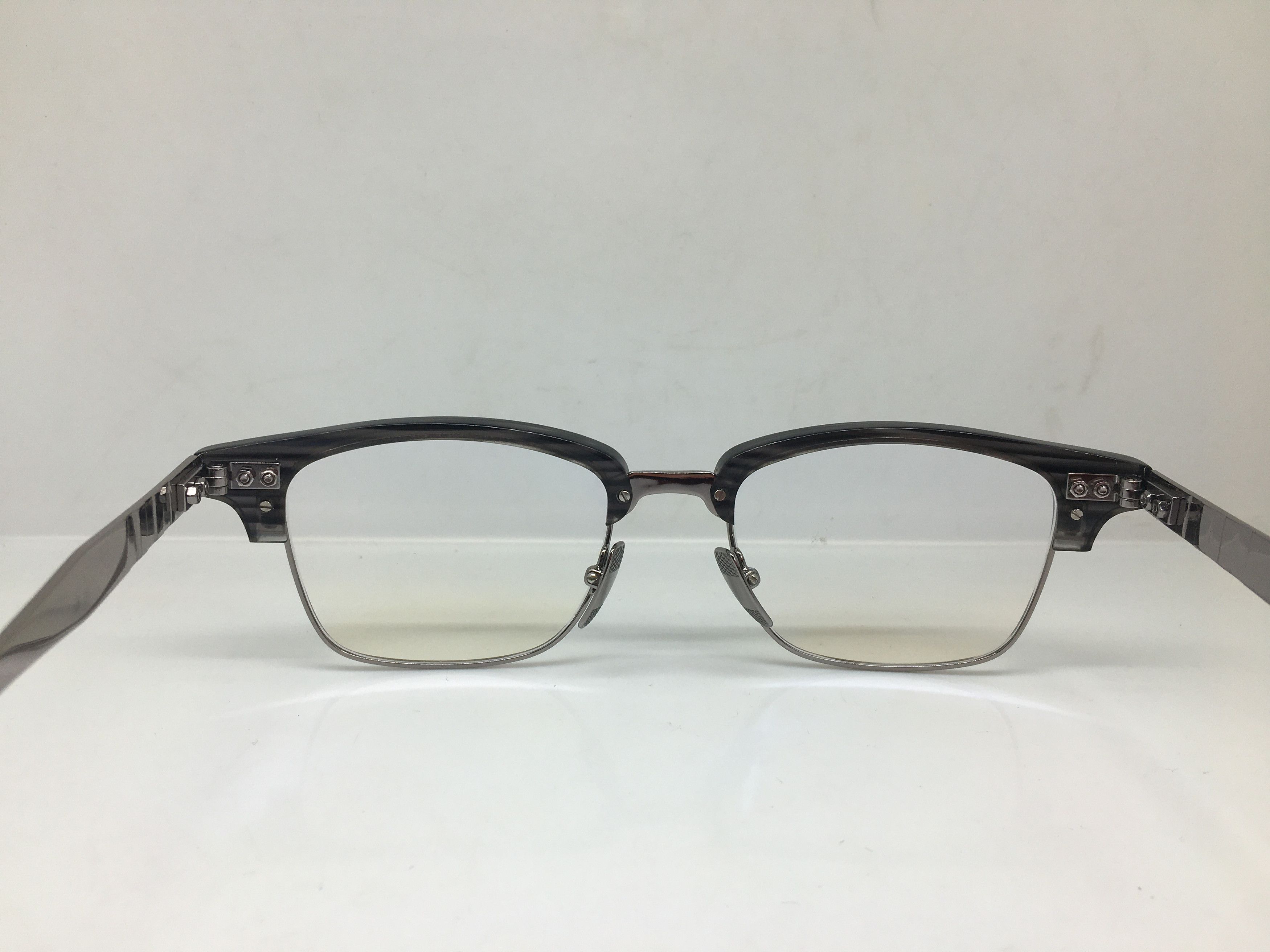 Other Mod Malcolm X Grey Silver Eyeglasses Frame Size ONE SIZE - 4 Thumbnail
