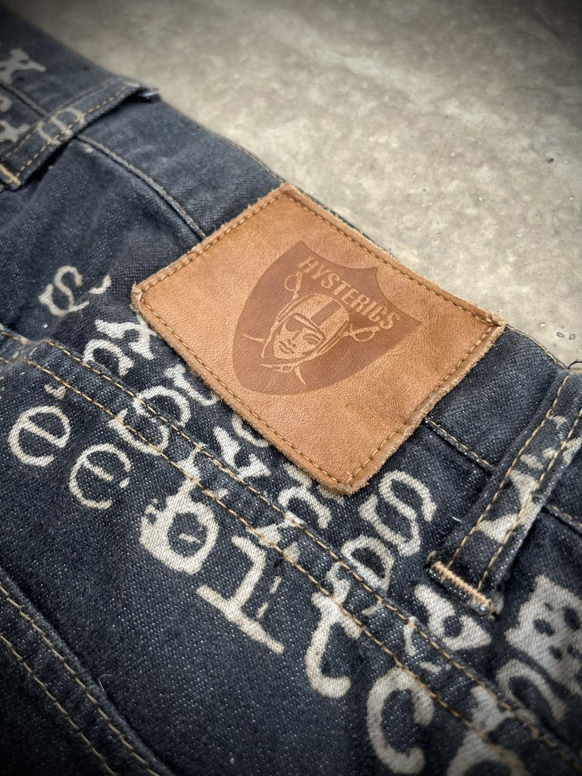 Hysteric Glamour Hysteric Glamour Typewriter denim Size US 30 / EU 46 - 4 Thumbnail