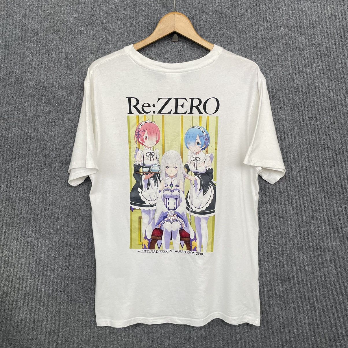 Anime × Japanese Brand × Vintage Y2K Re:Zero Re: Life In A Different World From Zero Tee Size US M / EU 48-50 / 2 - 1 Thumbnail