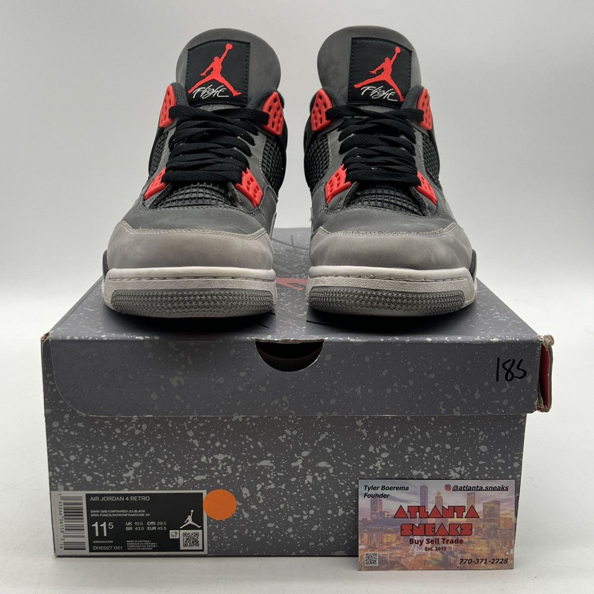 Jordan Brand Air Jordan 4 infrared Size US 11.5 / EU 44-45 - 2 Thumbnail