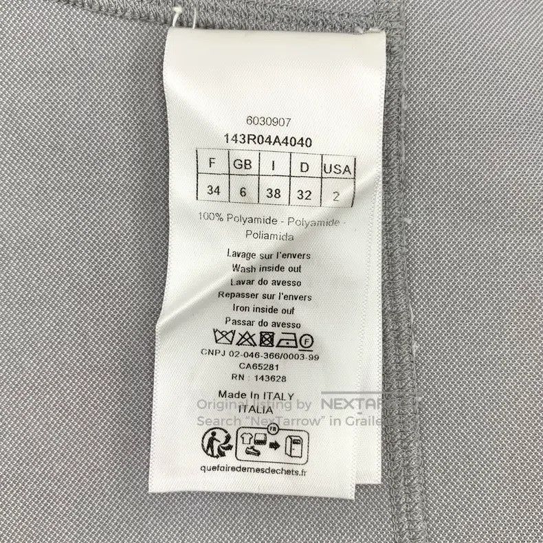 Dior Dior Gray logo jacquard full print semi-zipper sleeveless Size XXS / US 00 / IT 34 - 7 Thumbnail