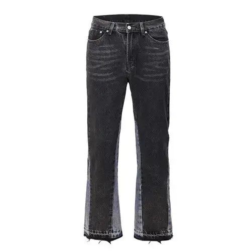 Other Vintage Patchwork Flare Jeans Urban Men Streetwear Size US 34 / EU 50 - 4 Thumbnail