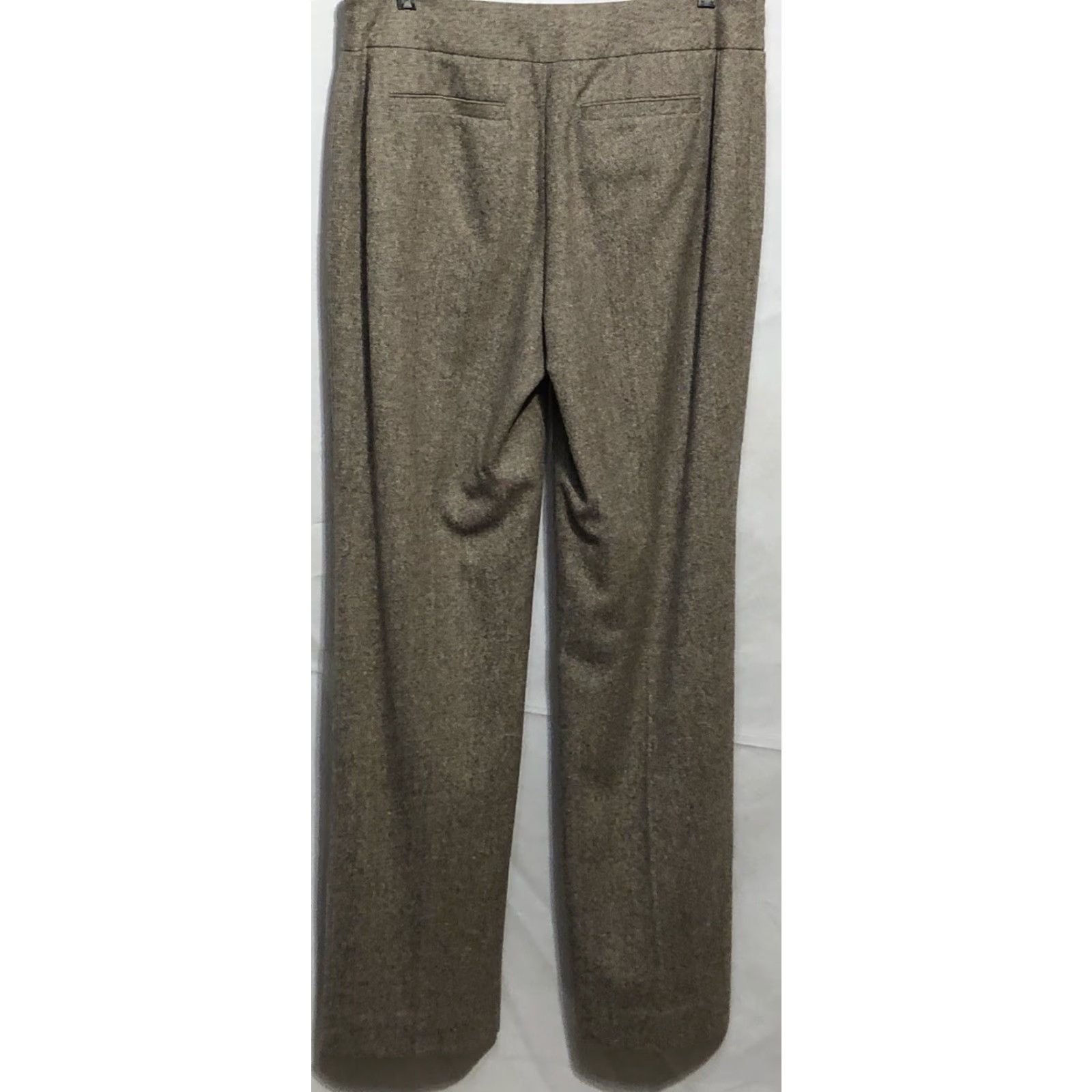 Ann Taylor VINTAGE Ann Taylor 2pc Blazer Jacket Pant Wool Suit 4 Lt Brown Bow Pockets Office Career Women Suit Size 27" / US 4 / IT 40 - 6 Thumbnail