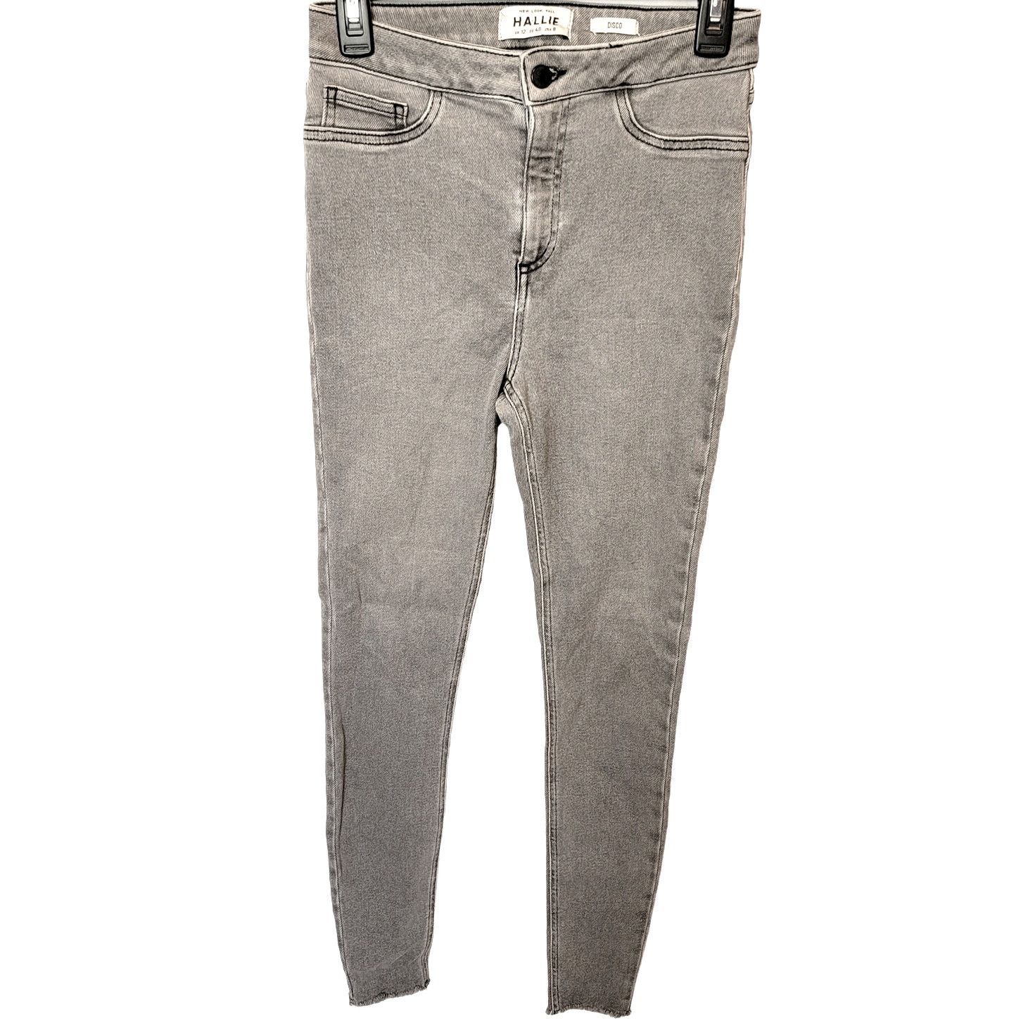 New Look New Look Washed Grey High Waisted Skinny Jeans Size 4 Size 27" / US 4 / IT 40 - 1 Thumbnail