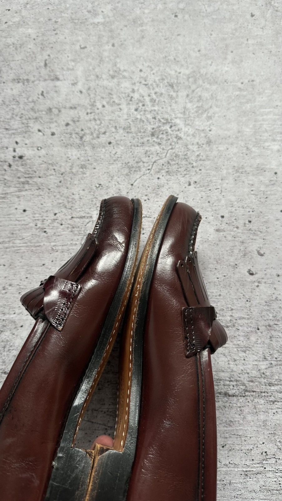 Women's G.H. Bass & Co. Weejens Vintage Leather Loafers USA