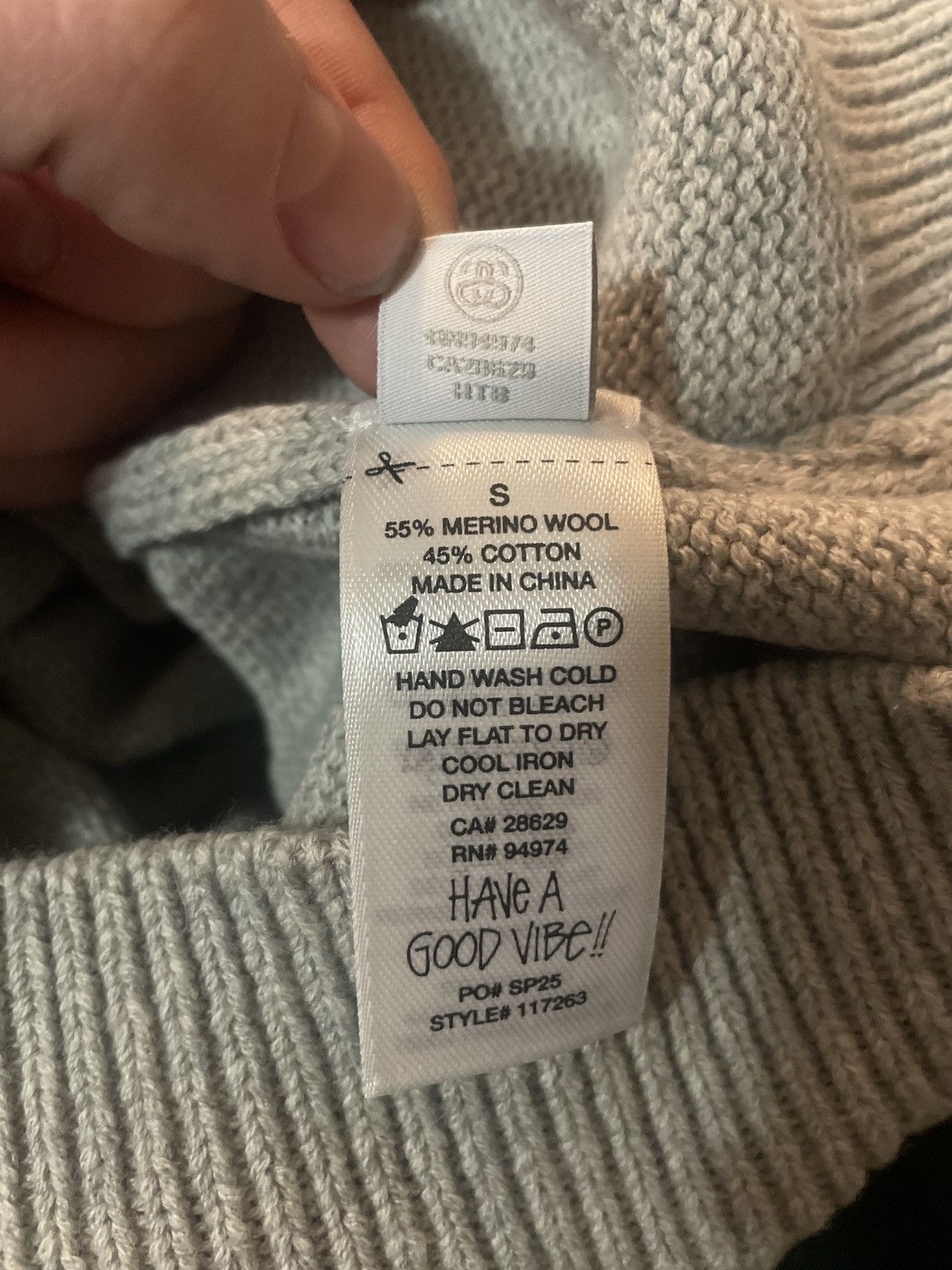 Stussy STUSSY HANDWRITTEN SWEATER Size US S / EU 44-46 / 1 - 5 Thumbnail