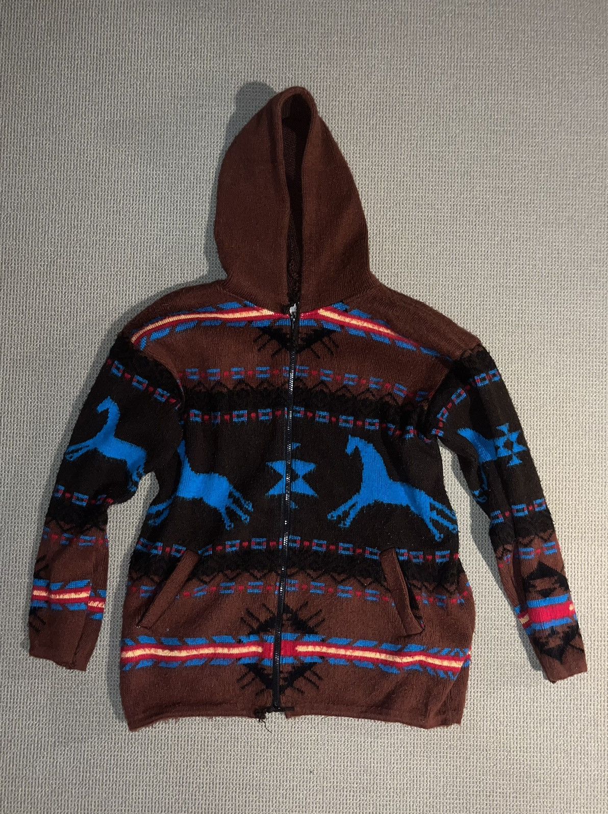 Vintage Vintage Pendleton Woven Hoodie Size US L / EU 52-54 / 3 - 1 Thumbnail