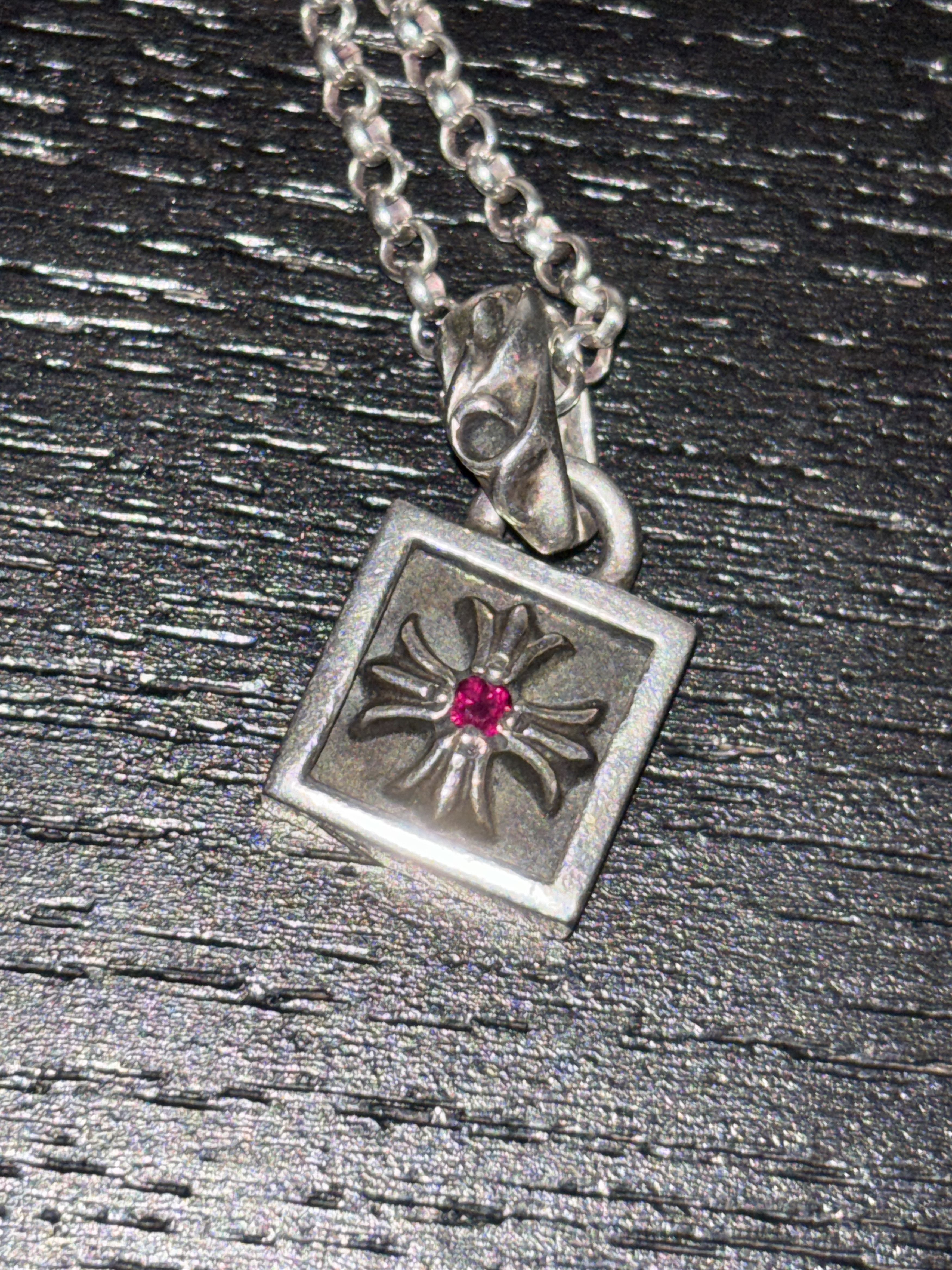Chrome Hearts CHROME HEARTS CROSS RUBY PENDANT Size ONE SIZE - 9 Thumbnail