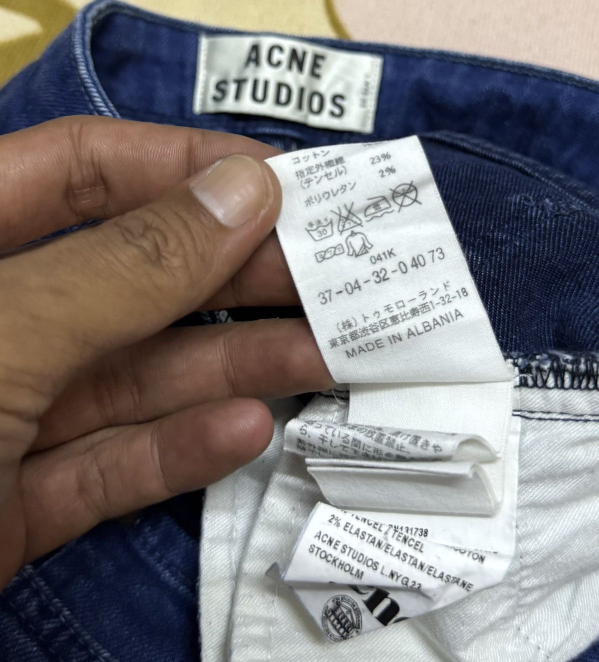 Acne Studios ACNE STUDIOS Made in Albania Soft Denim Size 27" / US 4 / IT 40 - 8 Thumbnail