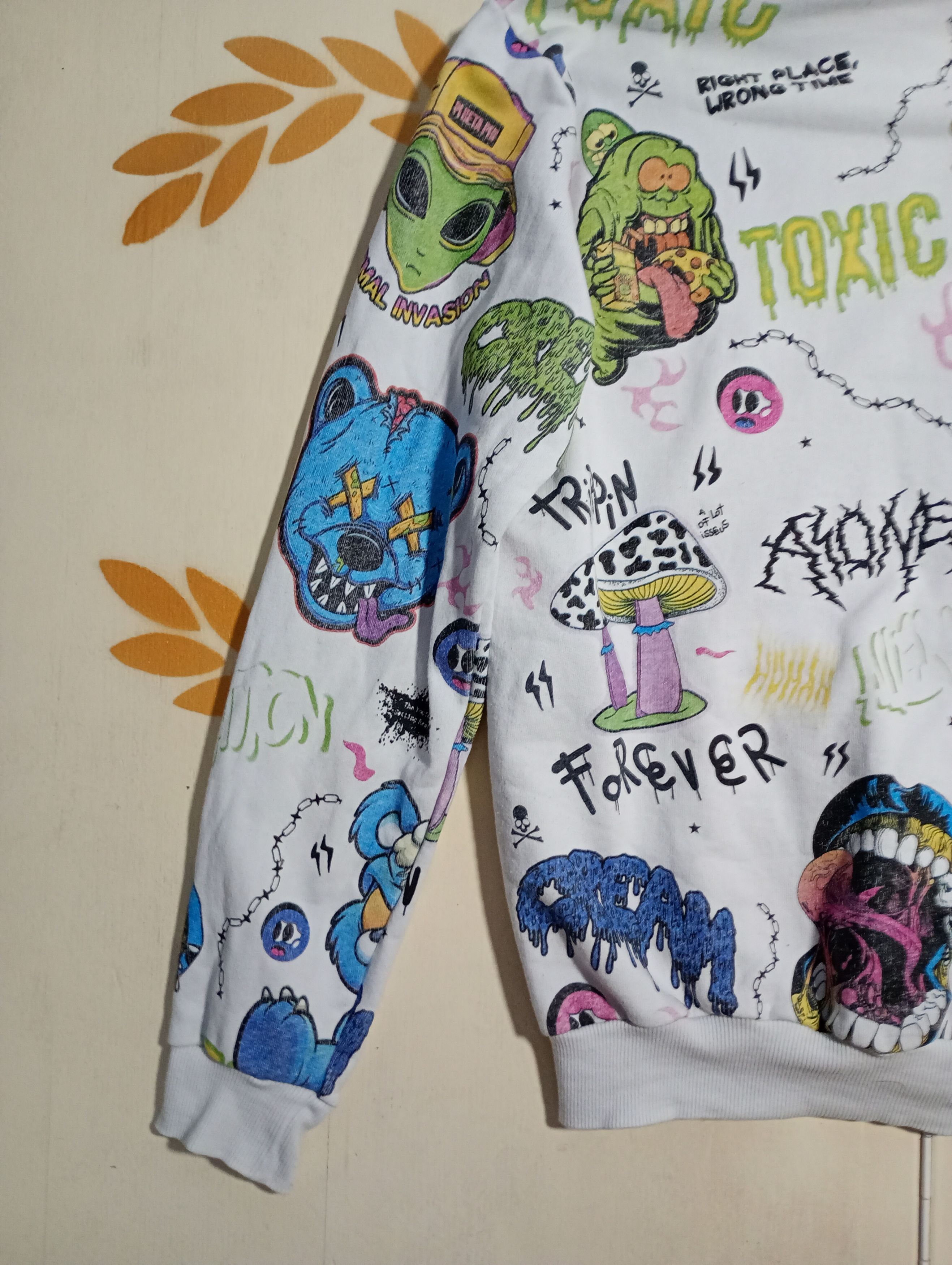Vintage Trend Full Print Hoodie Size US M / EU 48-50 / 2 - 12 Thumbnail