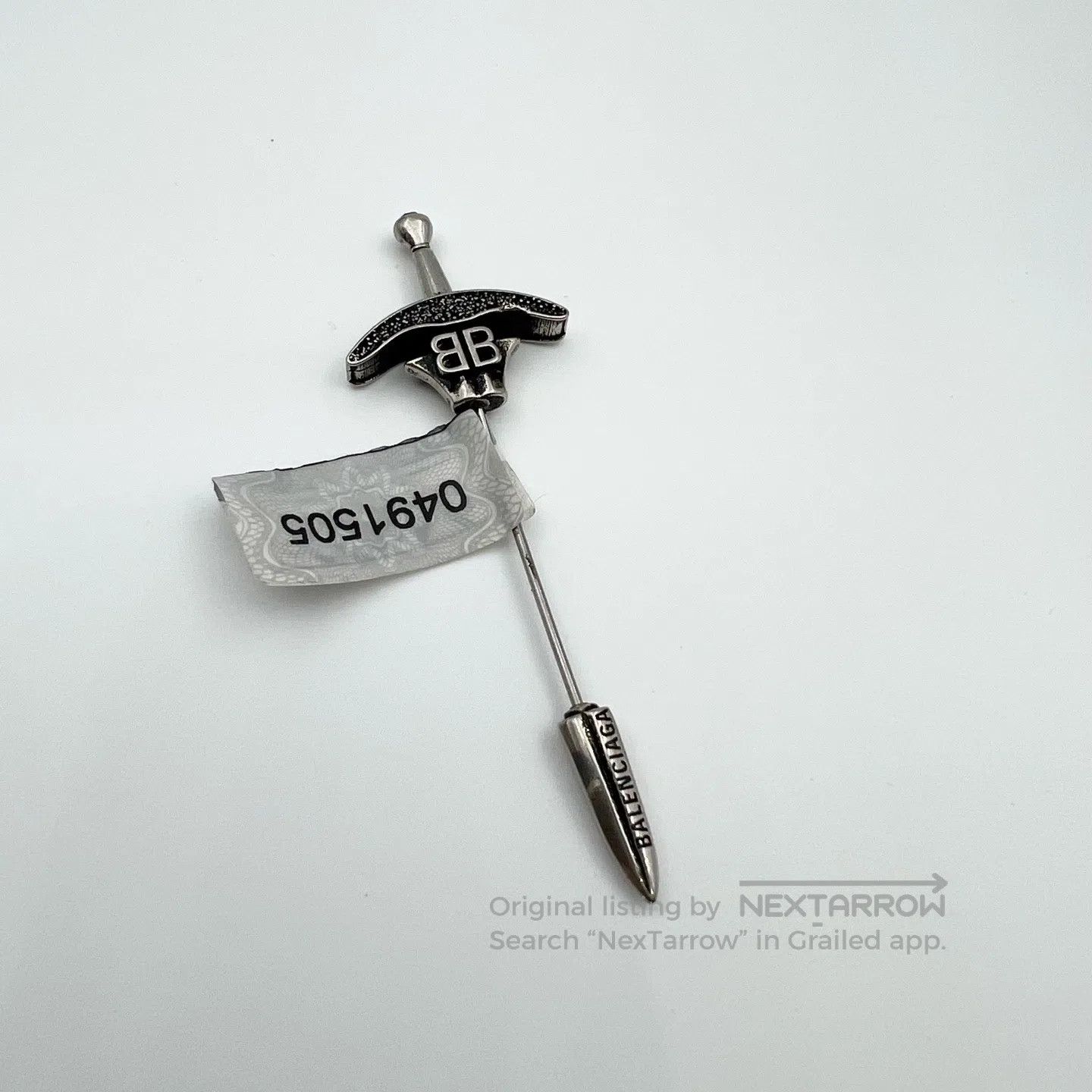 Balenciaga Balenciaga sizeM Gothic sword-shaped dagger breastpin Size ONE SIZE - 2 Thumbnail