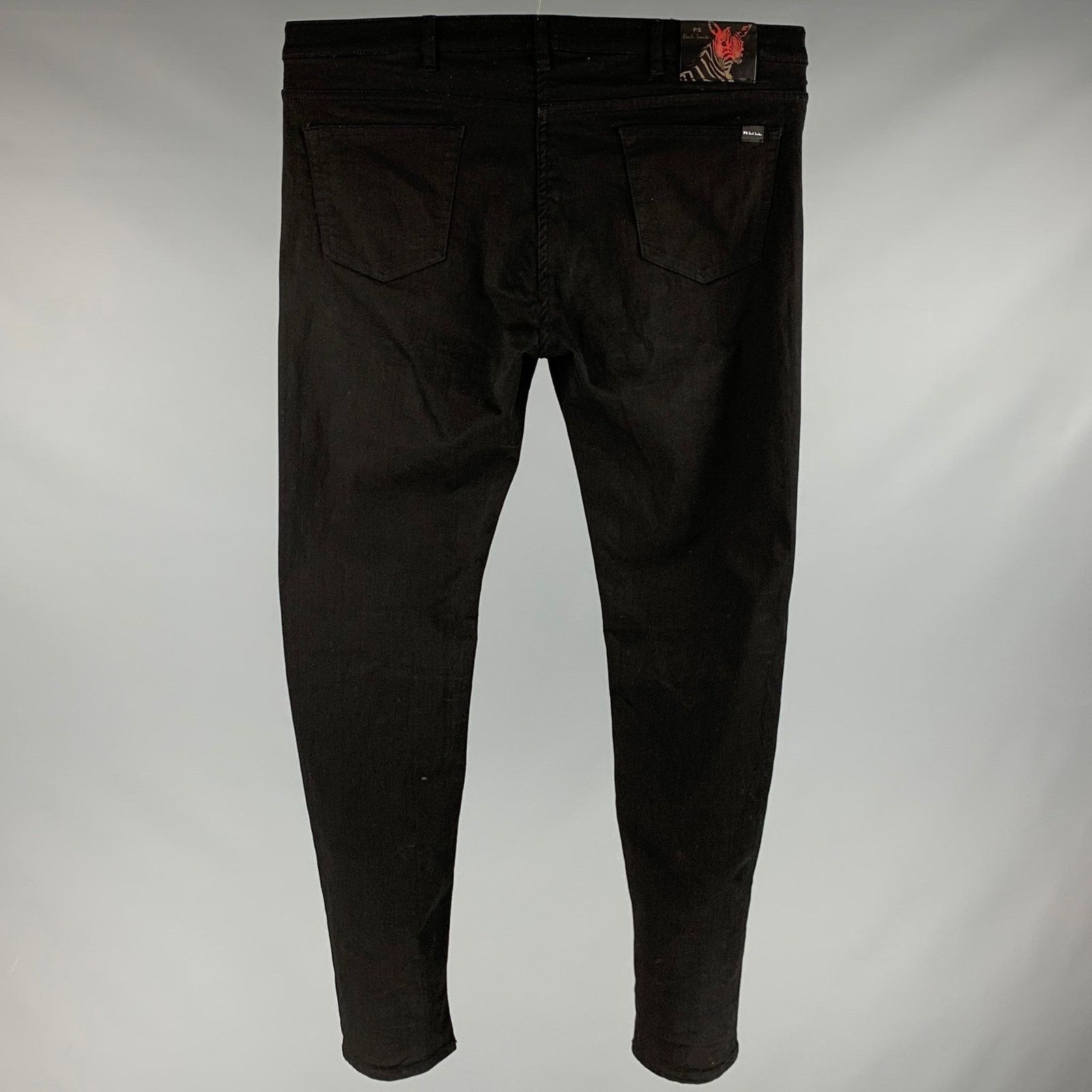 Paul Smith PAUL SMITH Size 36 Black Cotton Blend Jeans Size US 36 / EU 52 - 2 Thumbnail