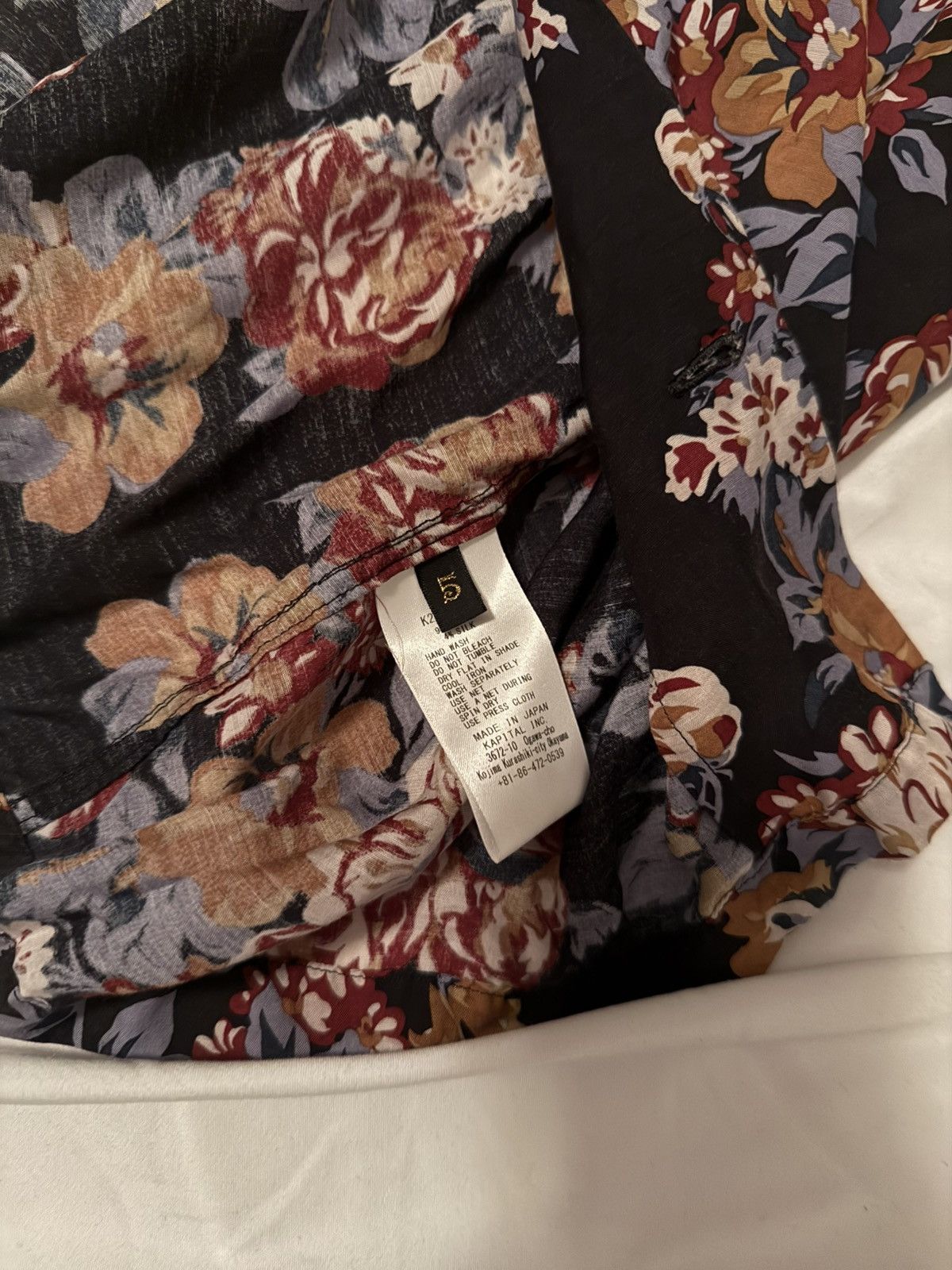 Kapital Kapital Silk Rayon Champetre Peckish Maria Button Shirt Size US XL / EU 56 / 4 - 2 Thumbnail